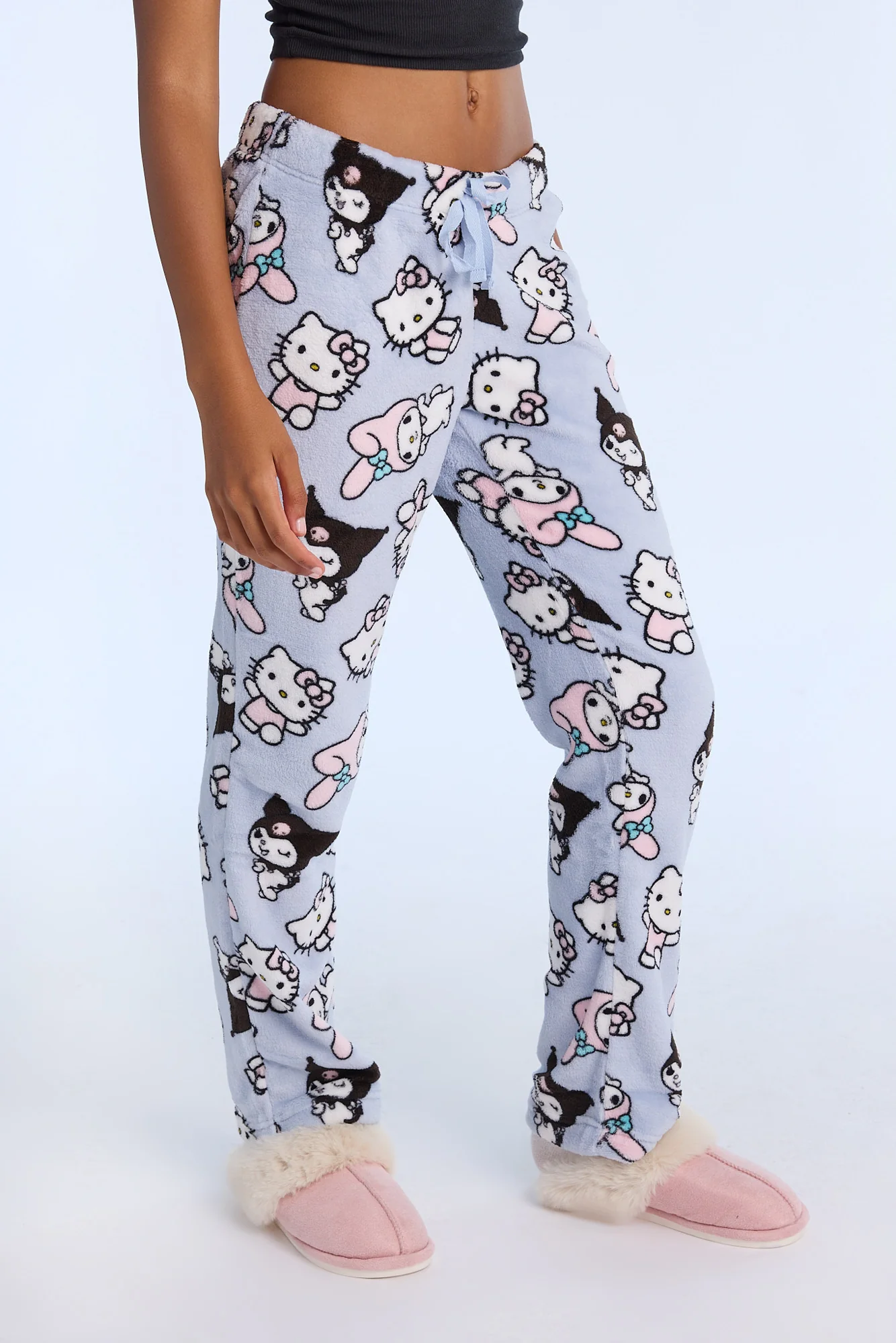 Hello Kitty Kuromi My Melody Plush Pajama Pants