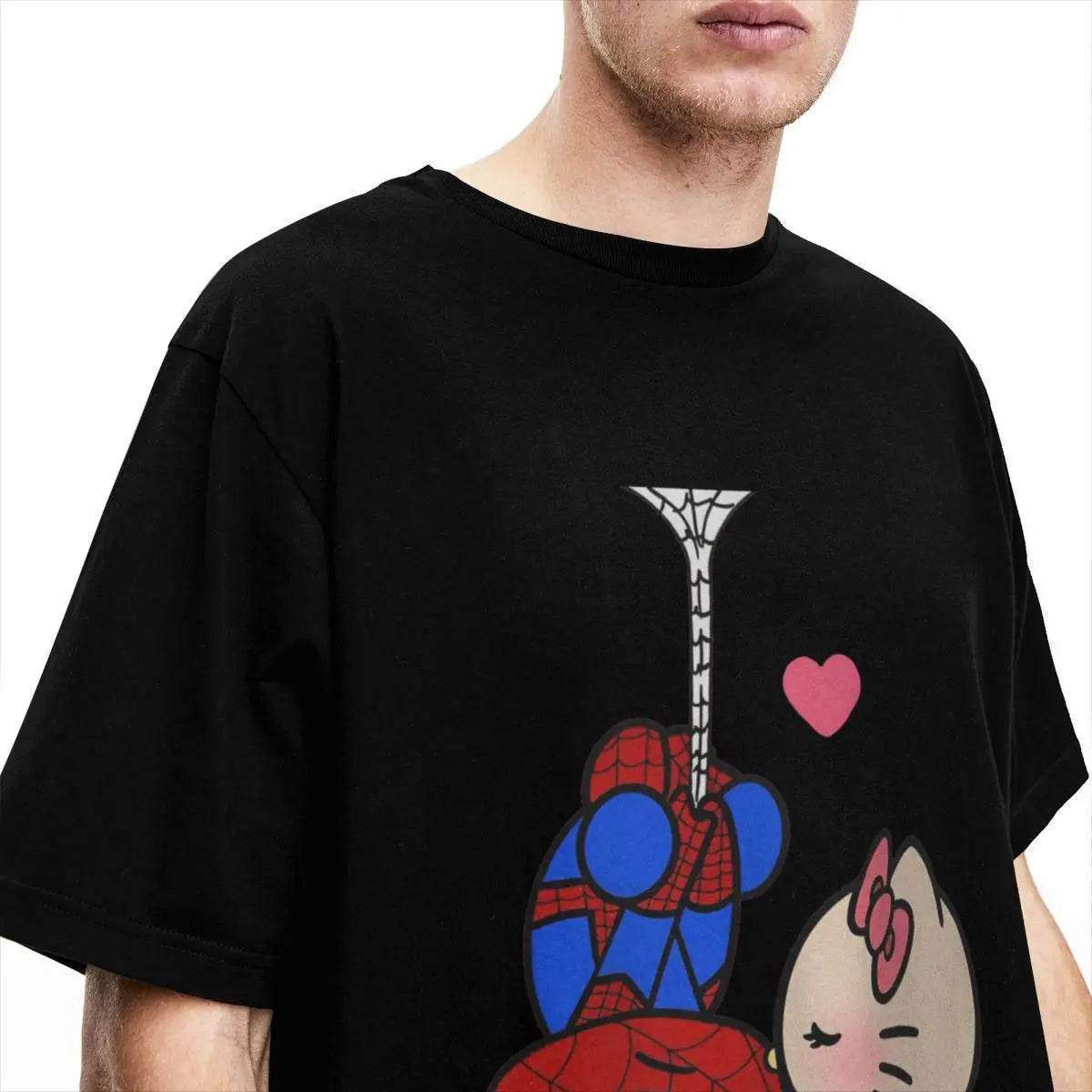 Hello Kitty x Spiderman Love T-Shirt
