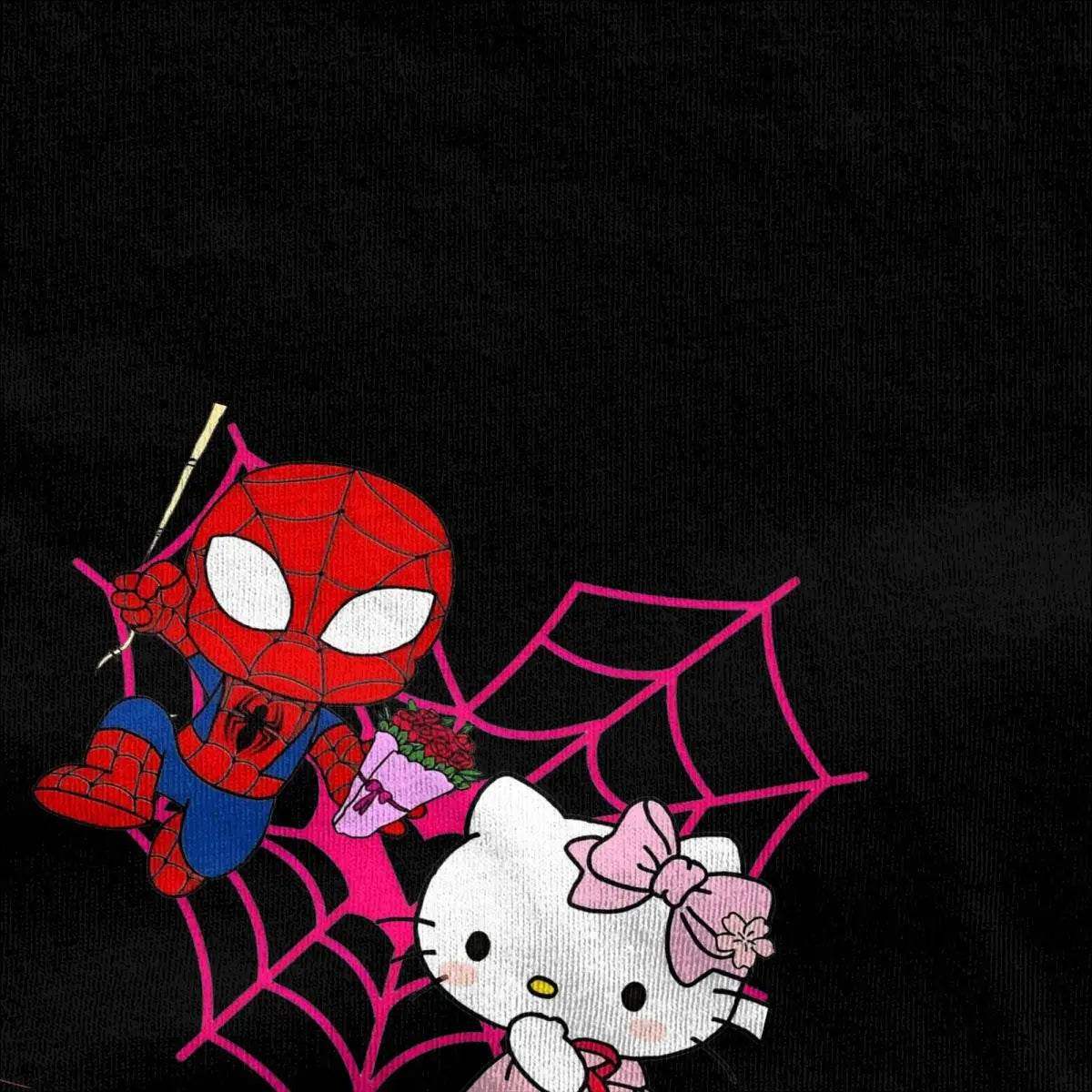 Hello Kitty x Spider-Man Heart T-Shirt