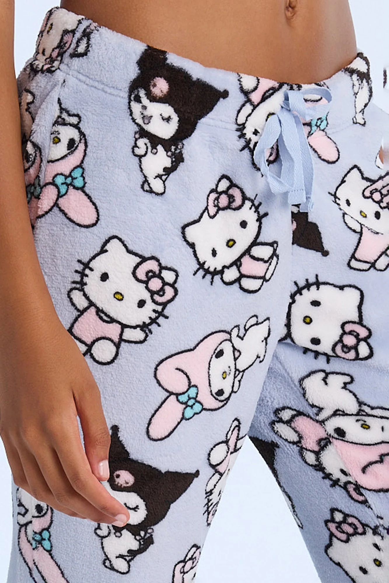 Hello Kitty Kuromi My Melody Plush Pajama Pants