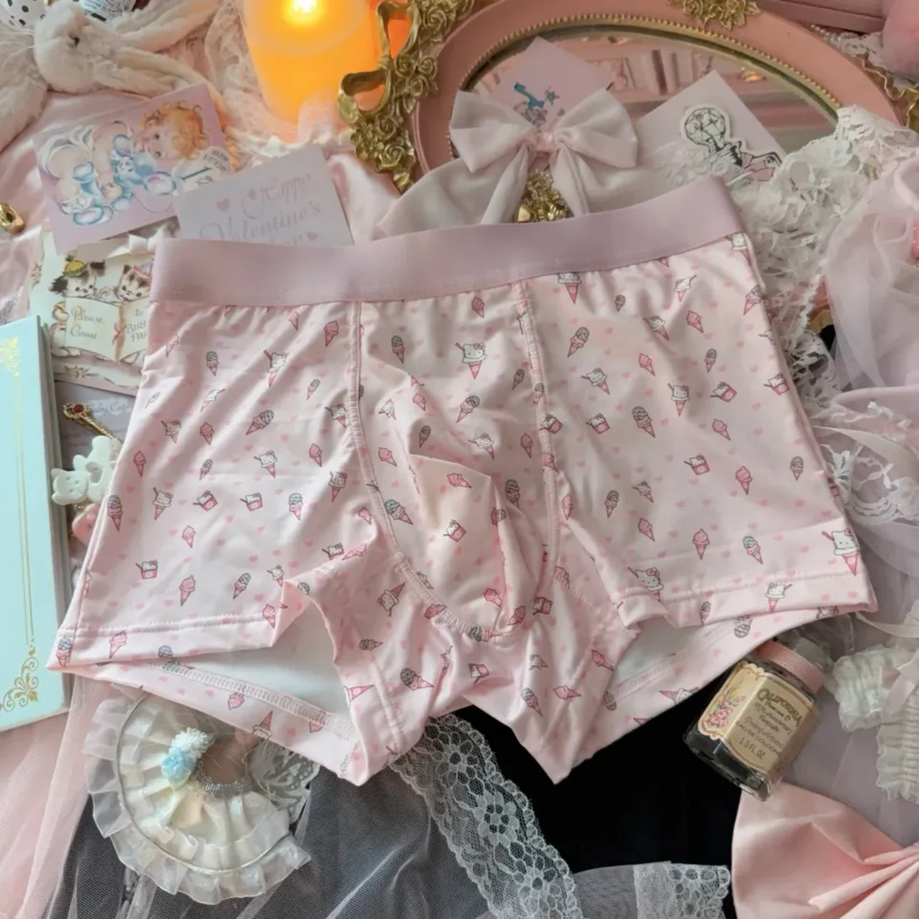 Hellokitty Matching Underwear For Couples, Valentines Day Gift, Mens and Womens Underwear