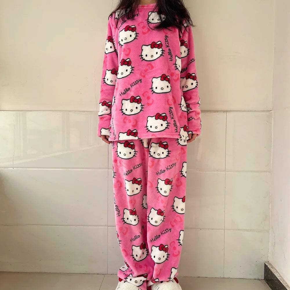 Hello Kitty Two Piece Pajama Set