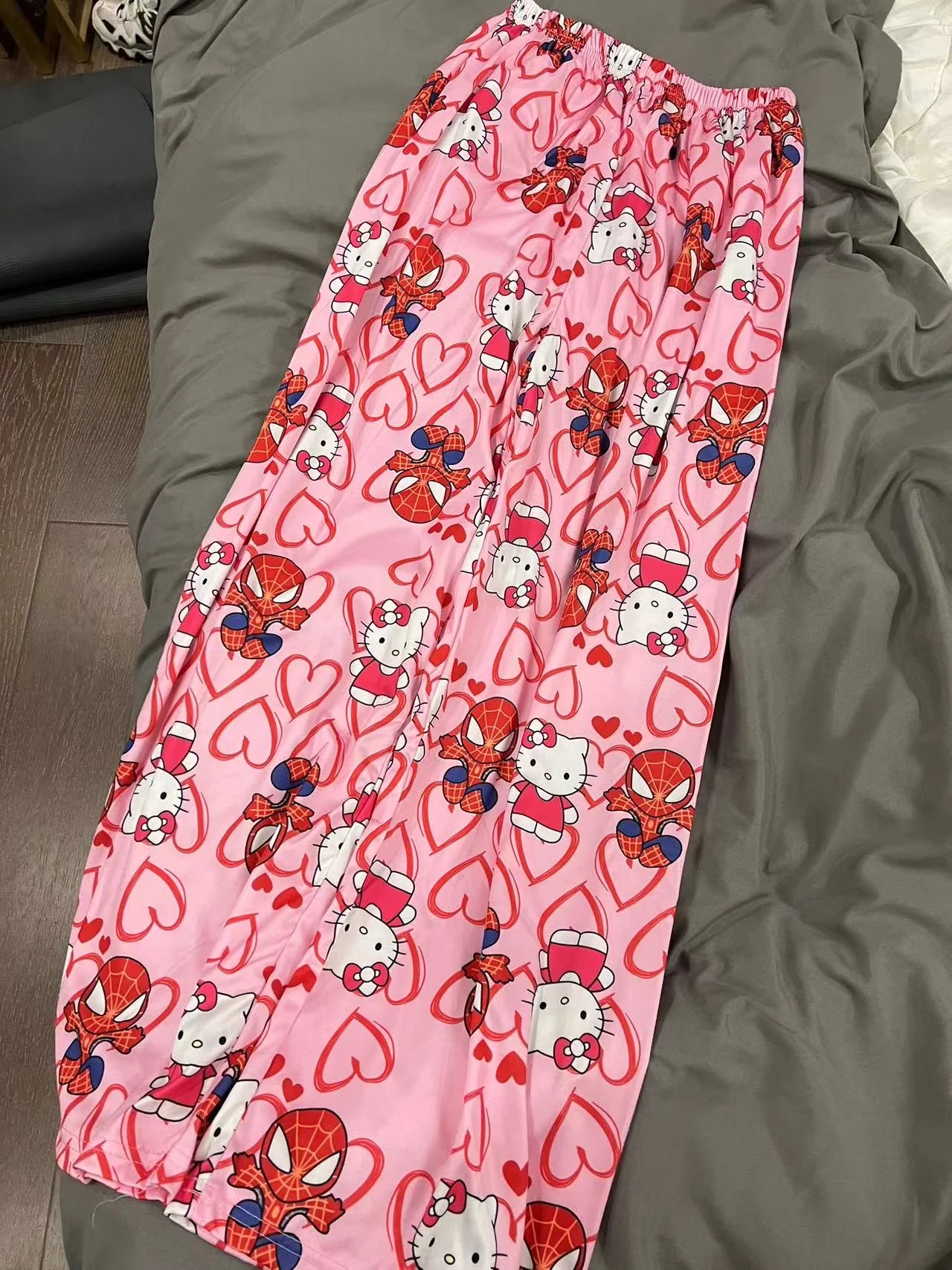 Hellokitty Spiderman Pajama Pants Sleepwear