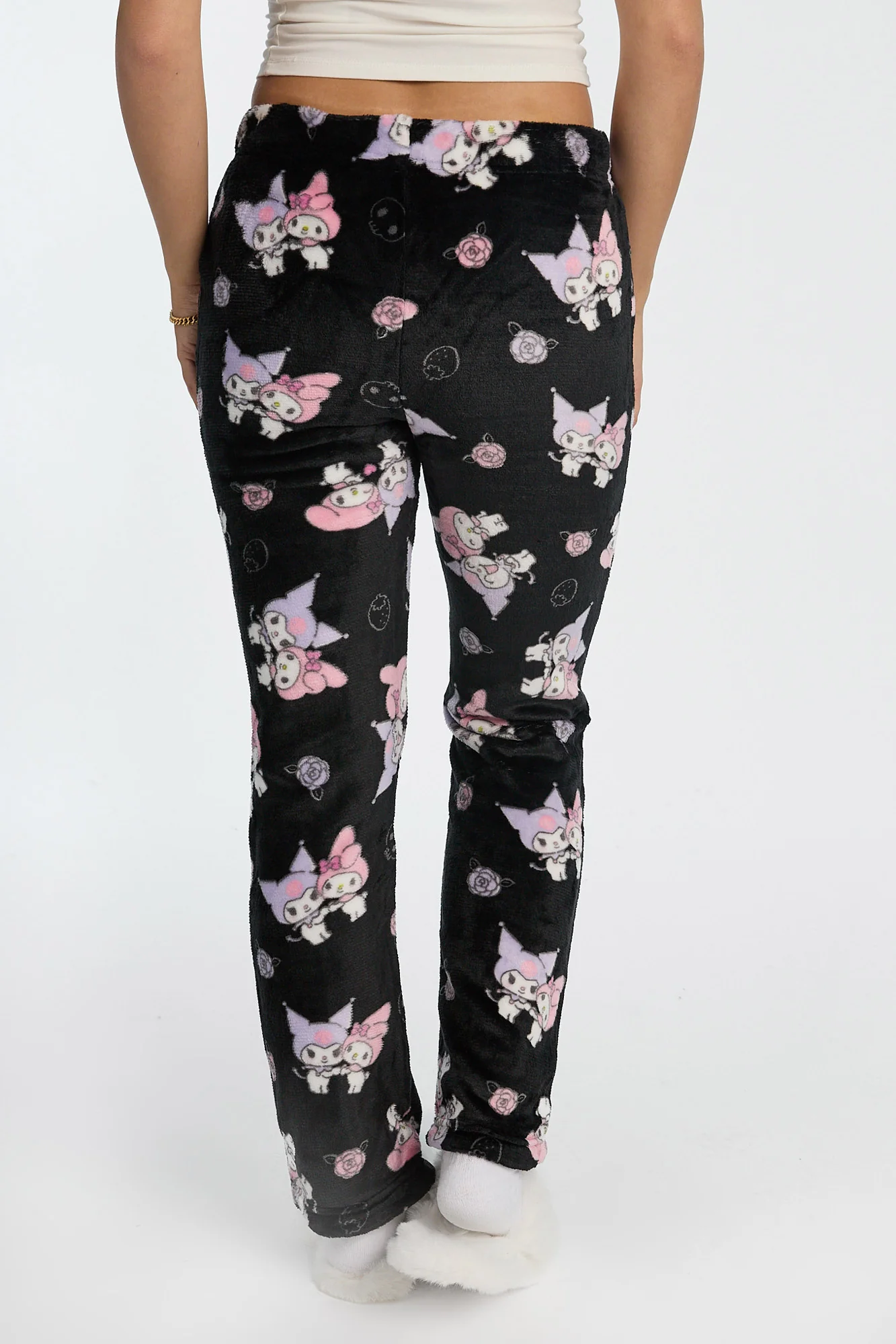 Kuromi My Melody Plush Pajama Pants