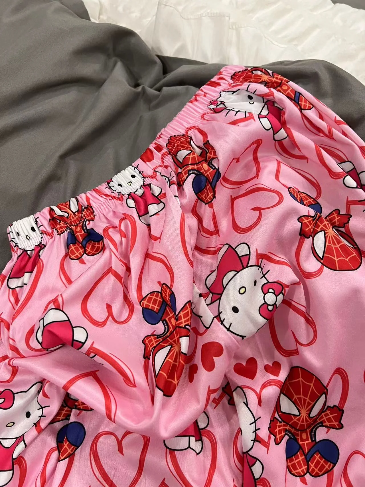 Hellokitty Spiderman Pajama Pants Sleepwear
