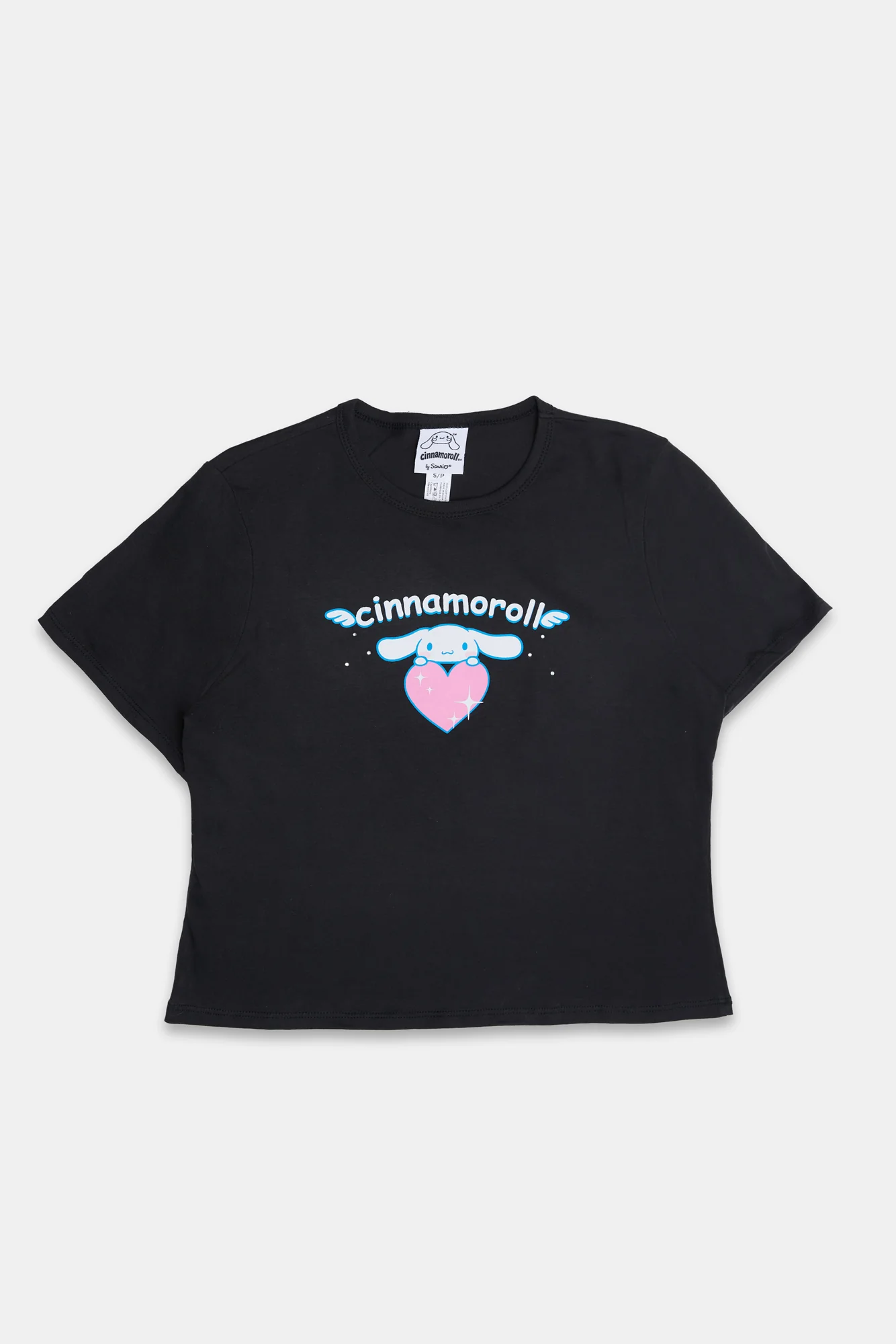 Cinnamoroll Heart Graphic Baby Tee