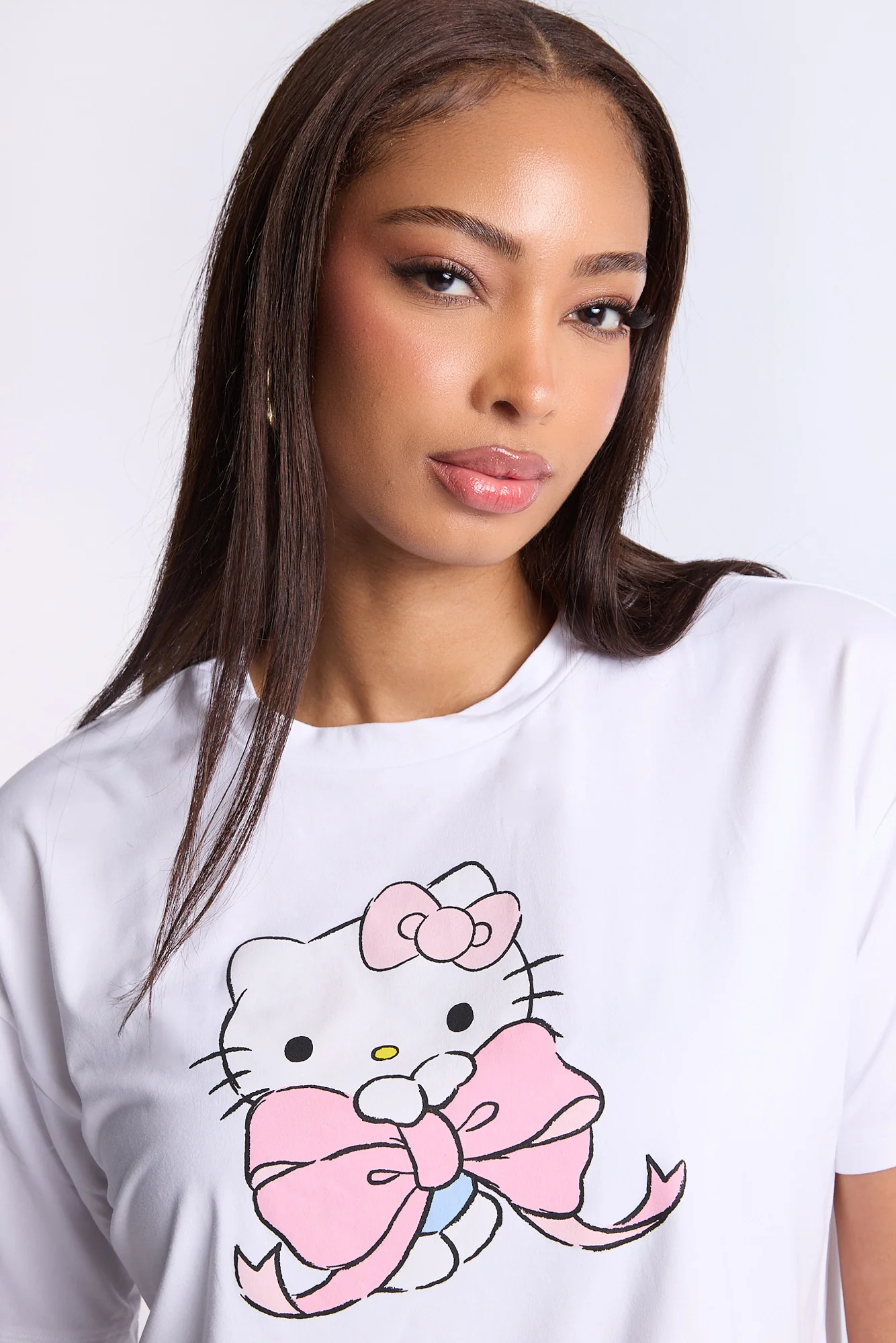 Hello Kitty Super Soft Pajama Tee And Shorts 2-Piece Set