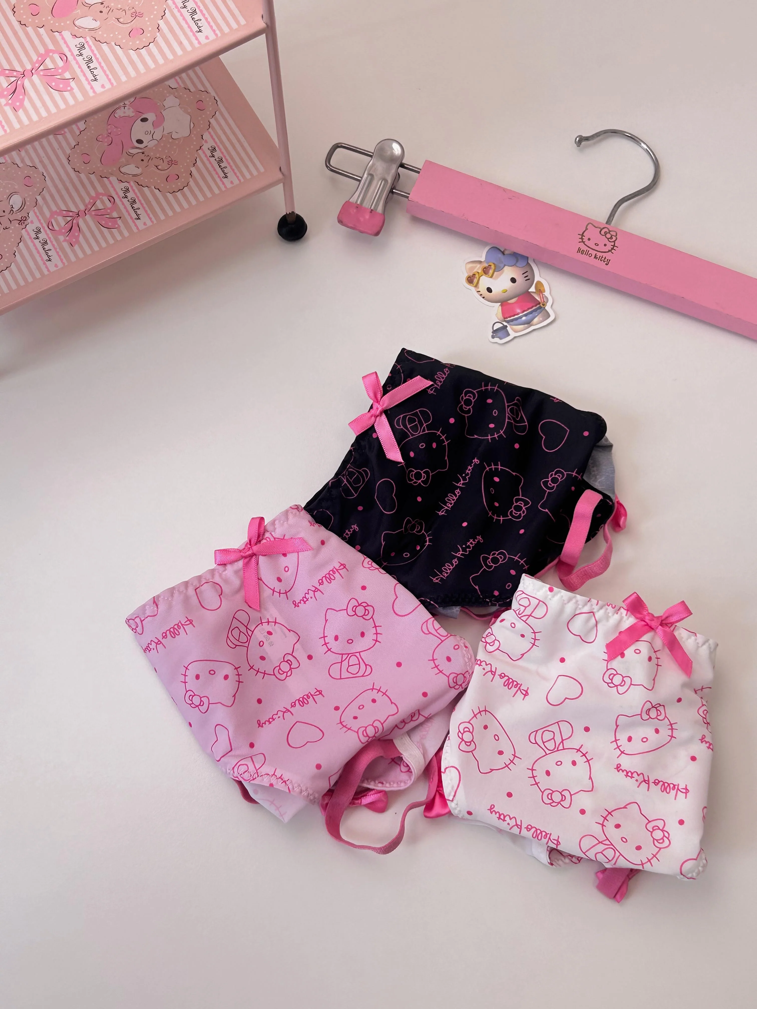 Hellokitty Women's Underwear Briefs Panties With Leg Rings