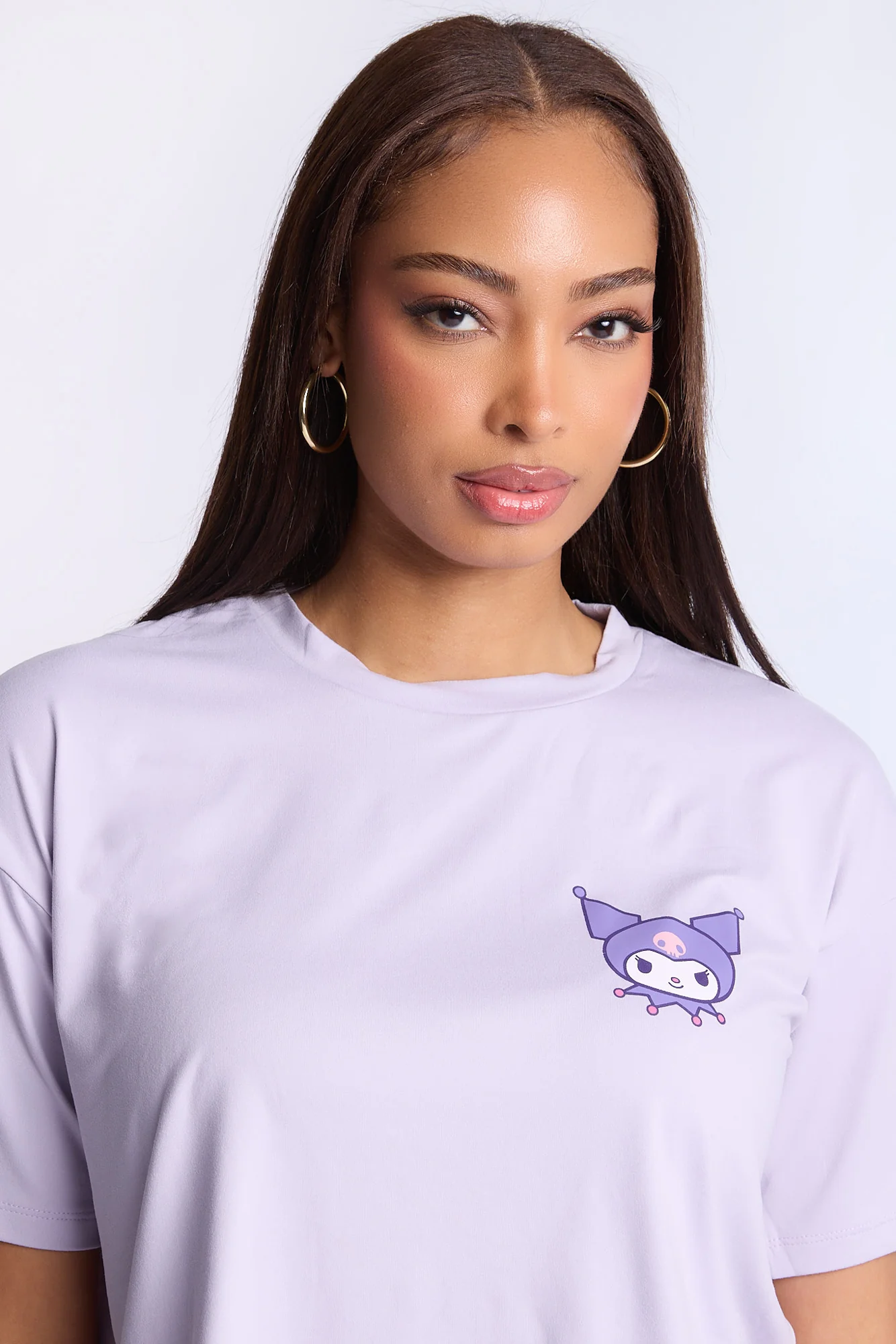 Kuromi Super Soft Pajama Tee And Pants 2-Piece Set