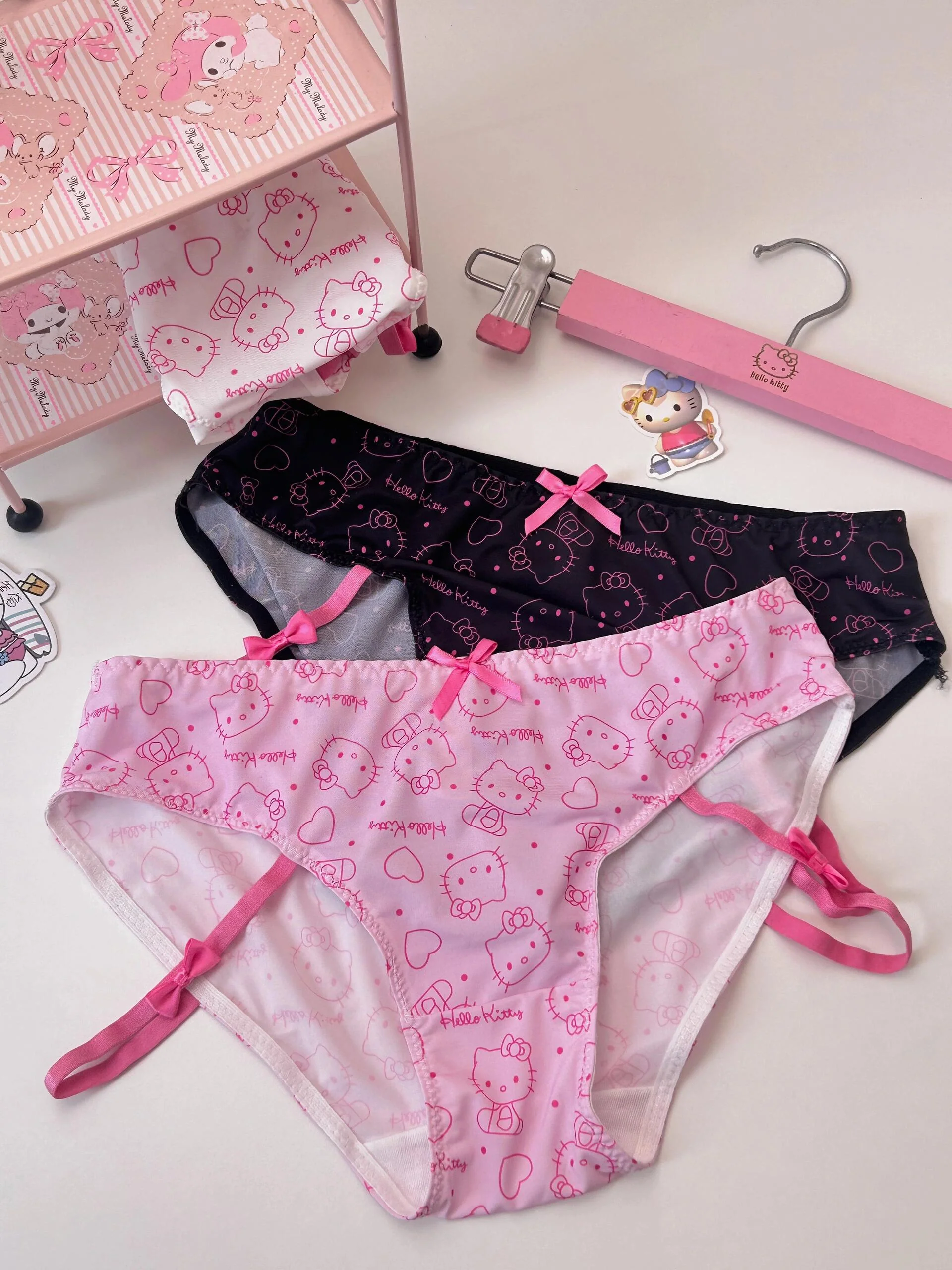 Hellokitty Women's Underwear Briefs Panties With Leg Rings