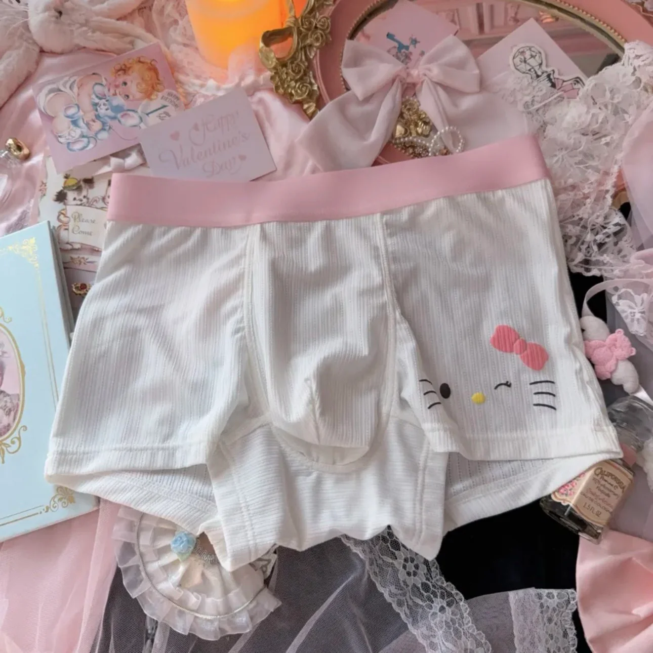 Hellokitty Matching Underwear For Couples, Valentines Day Gift, Mens and Womens Underwear