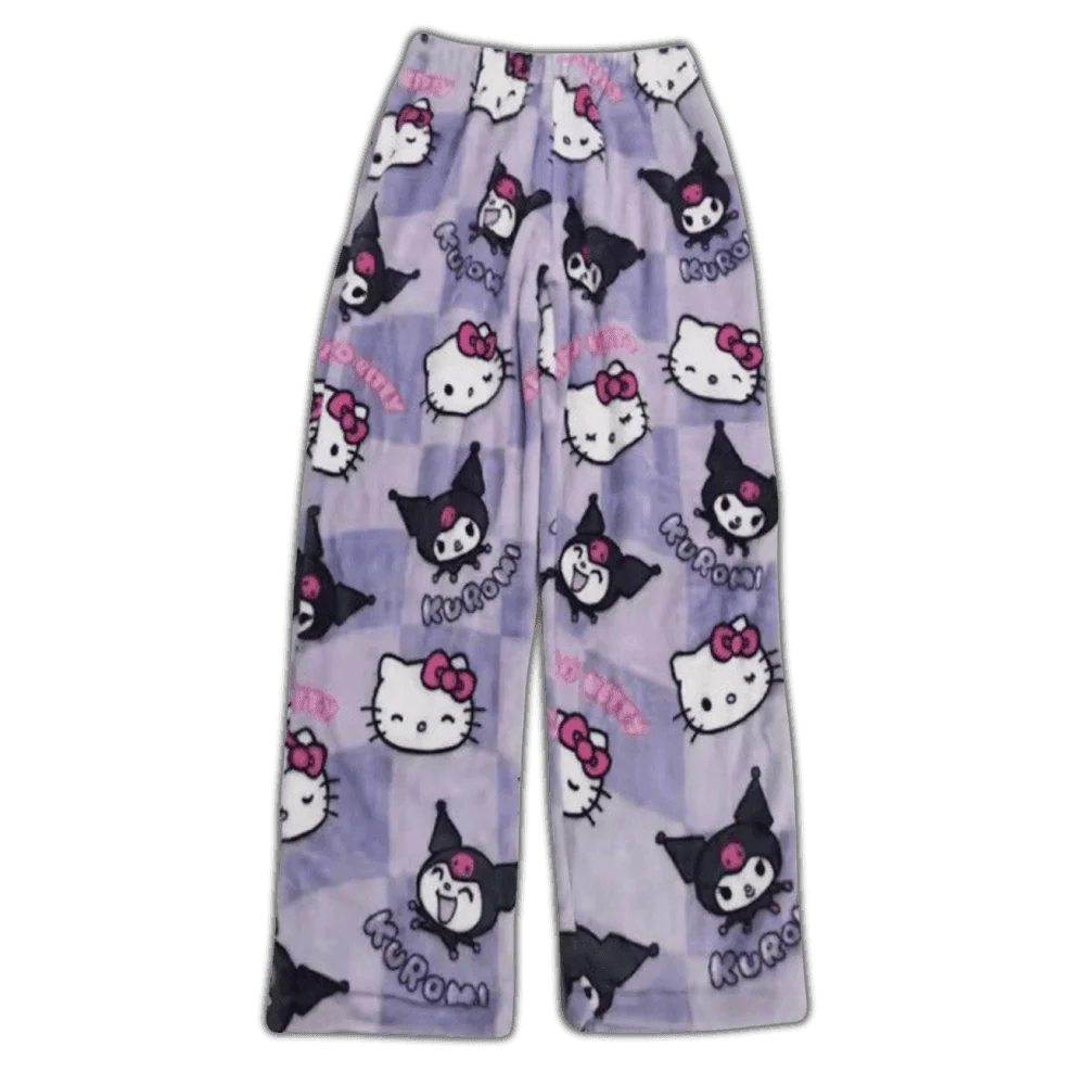 Hello Kitty & Kuromi Pajama Pants
