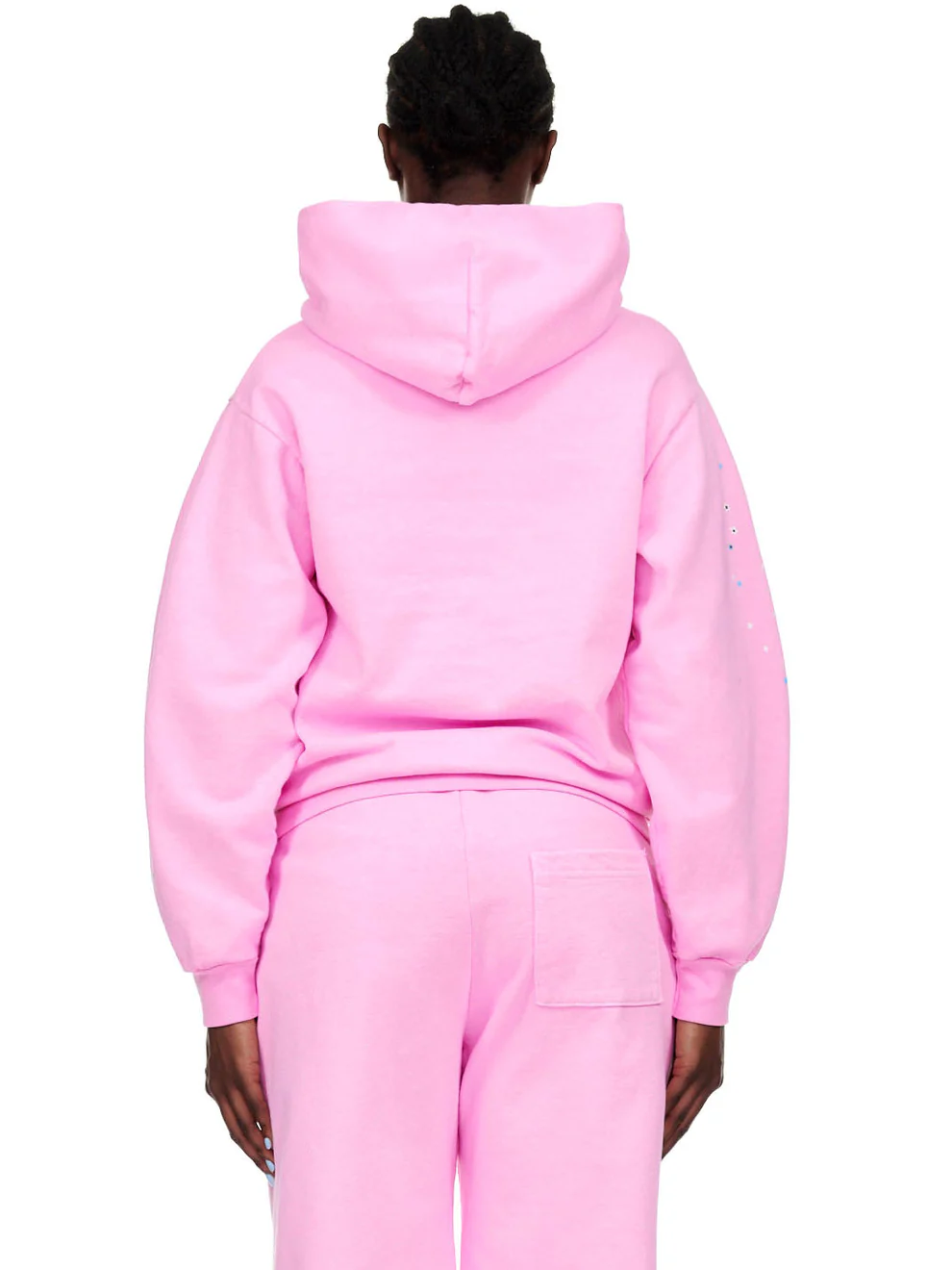 Sp5der OG Web Hoodie Pink