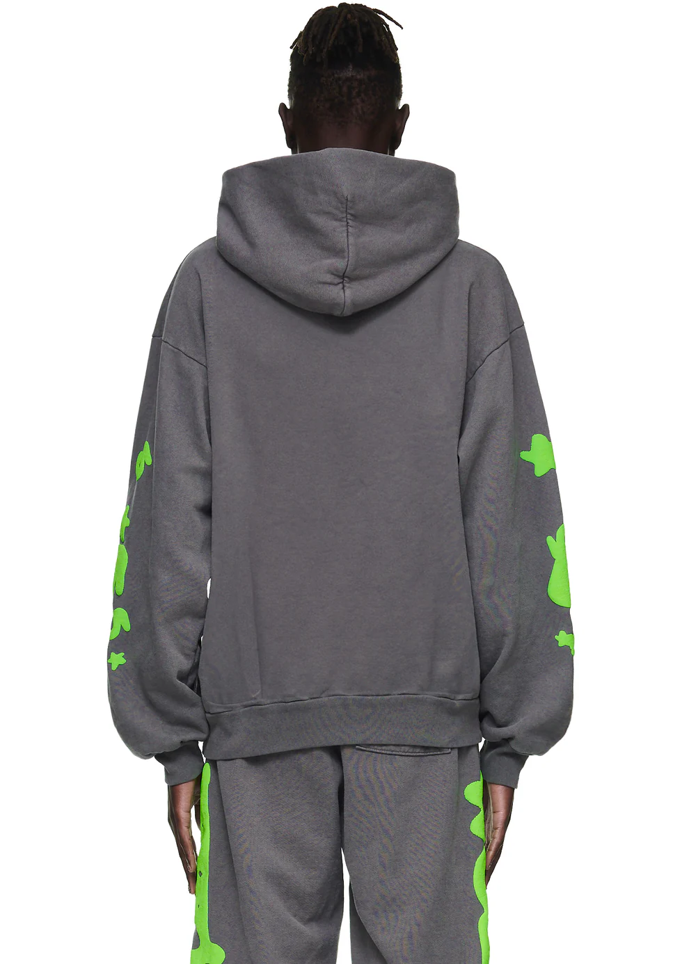 Sp5der Beluga Hoodie Grey/Green