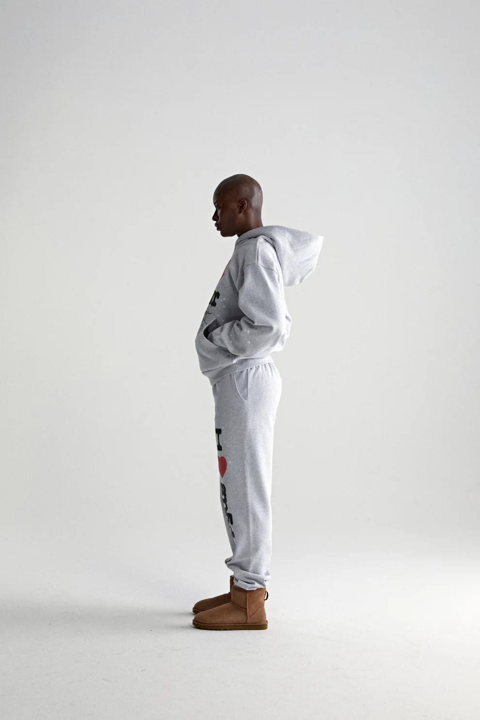 Sp5der Souvenir Hoodie Heather Grey