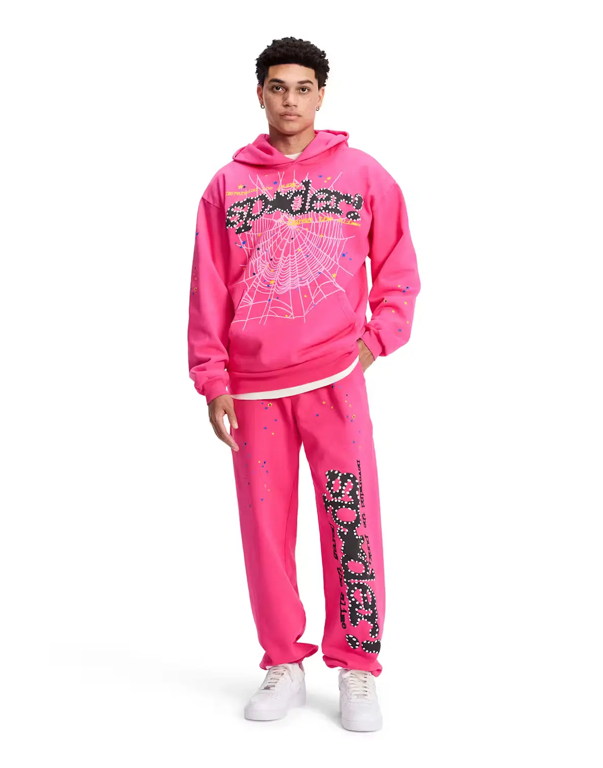 Sp5der P*NK V2 Sweatpant Pink