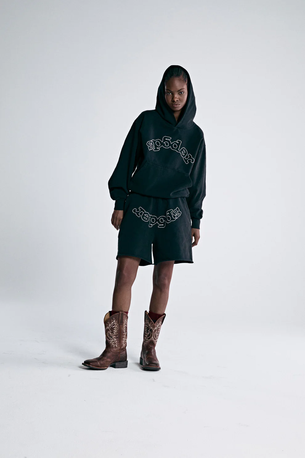 SP5DER OG LOGO HOODIE BLACK