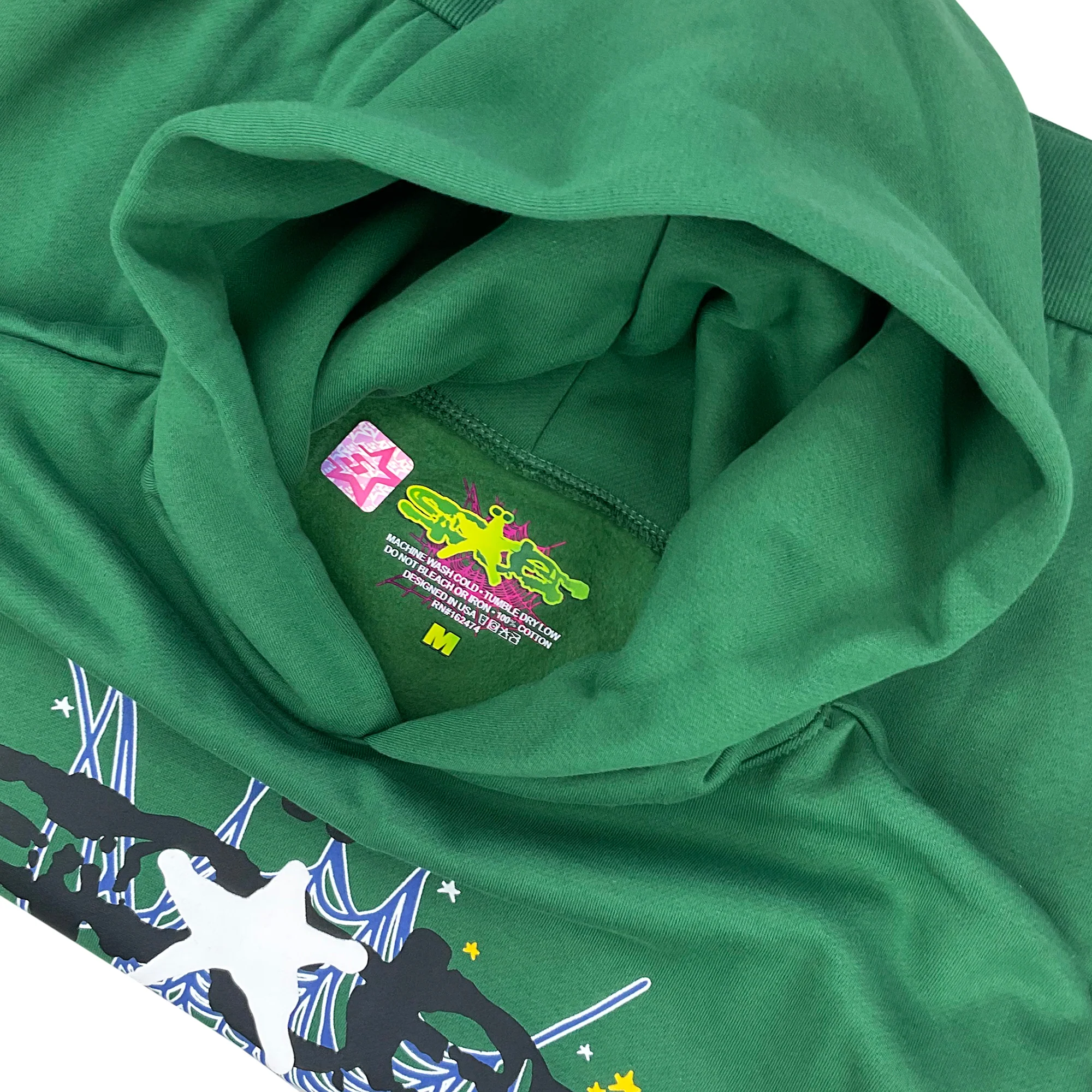 Sp5der Web Hoodie Hunter Green