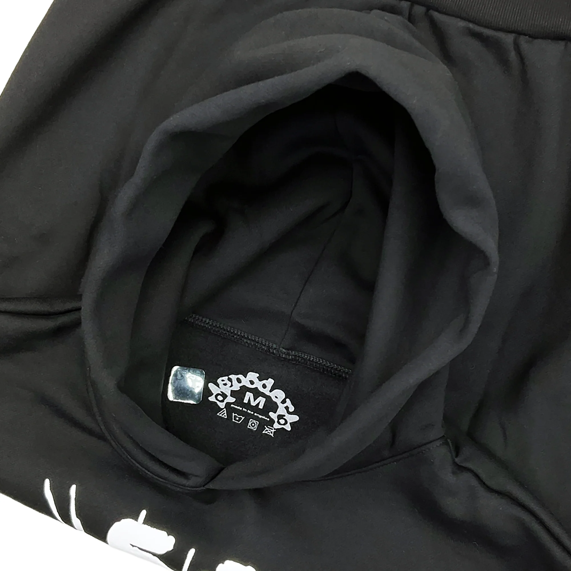 Sp5der OG Web Hoodie Black