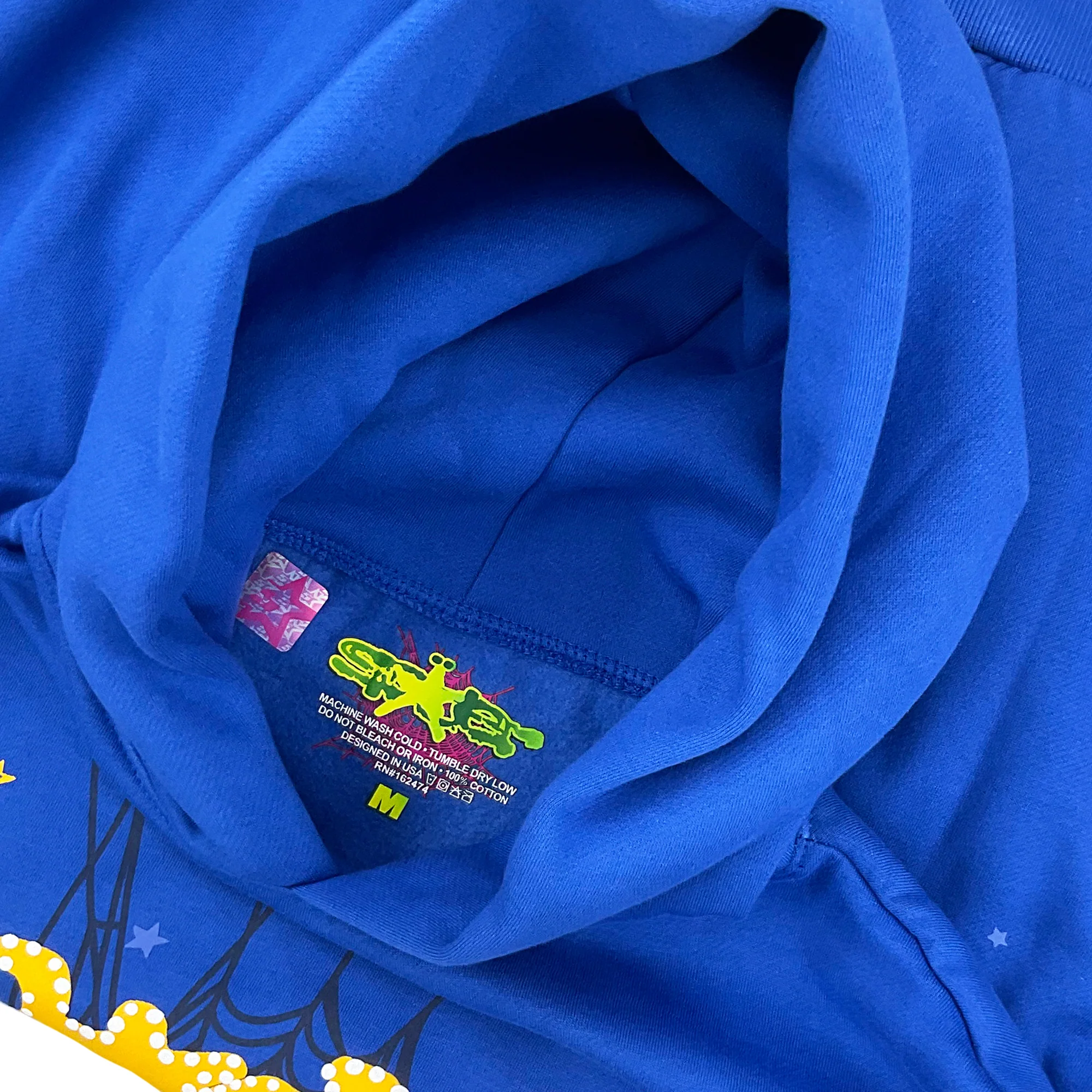 Sp5der TC Hoodie Blue