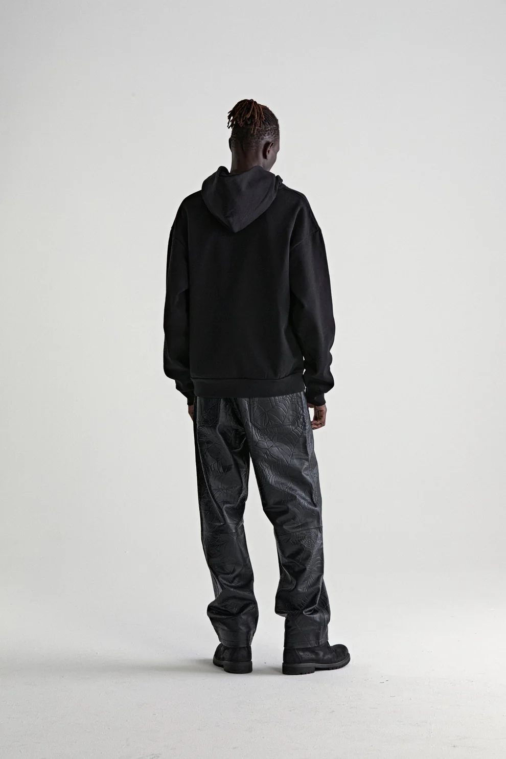 Sp5der OG Rhinestone Logo Hoodie Black