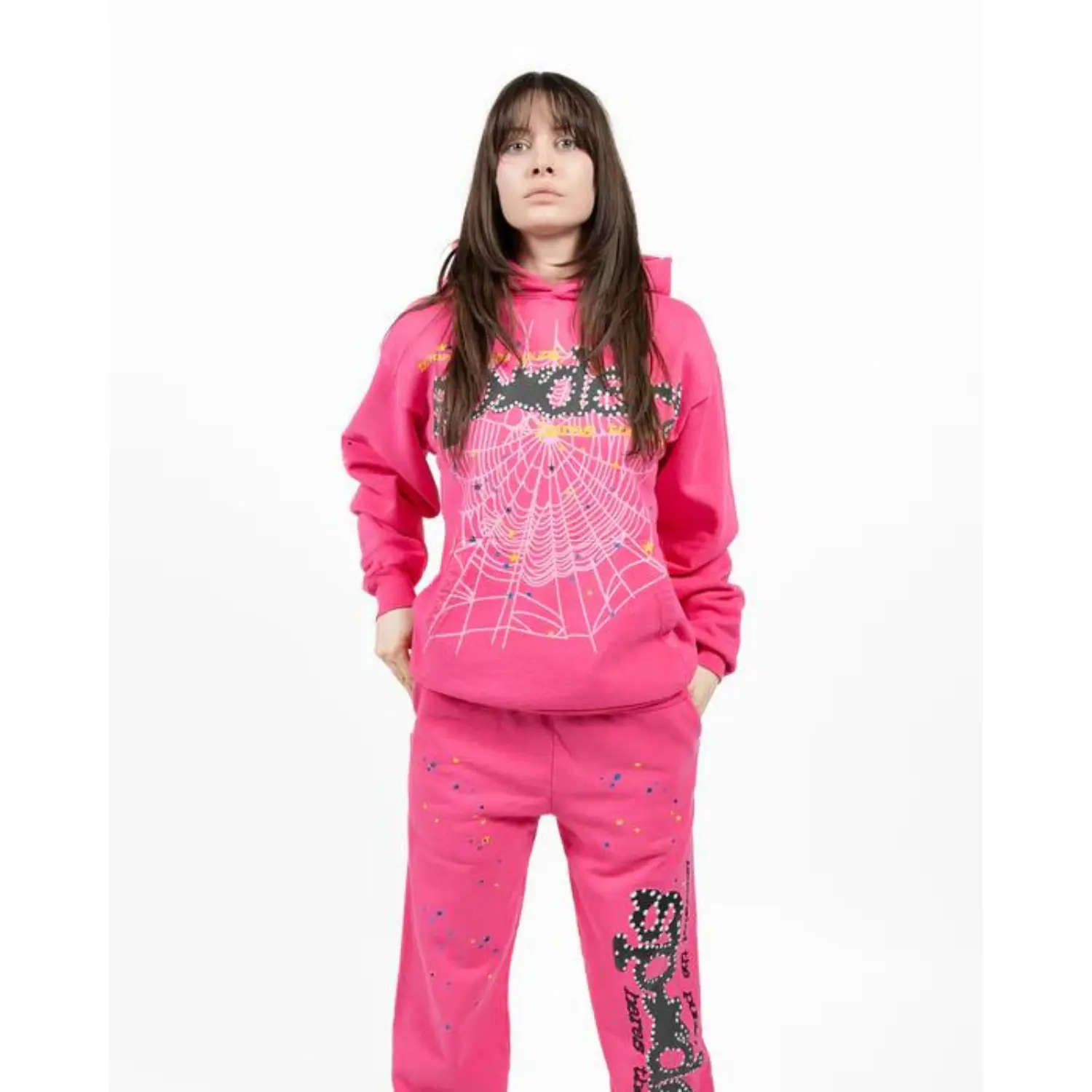 Sp5der P*NK V2 Sweatpant Pink