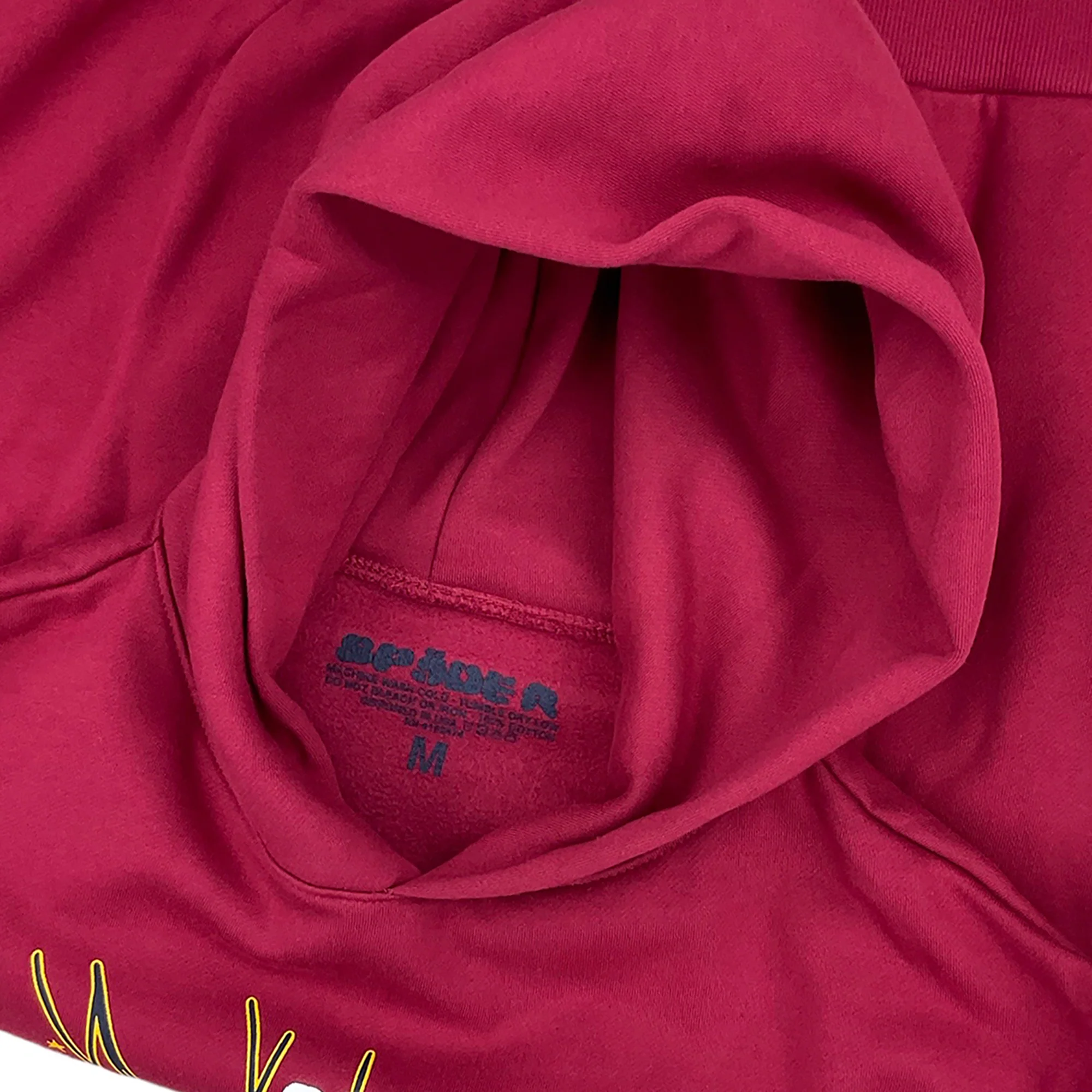 Sp5der Logo Hoodie Maroon