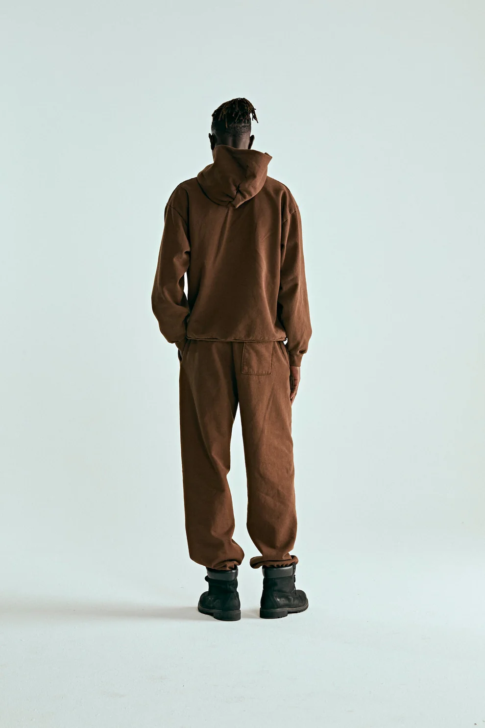 SP5DER OG WEB HOODIE BROWN