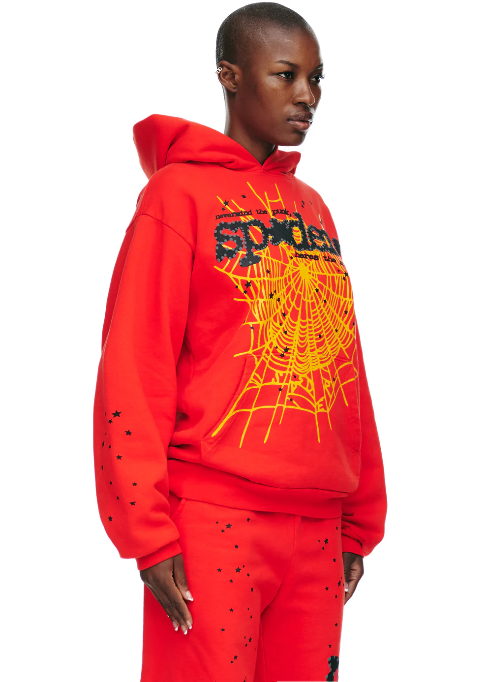 Sp5der P*NK V2 Hoodie Red