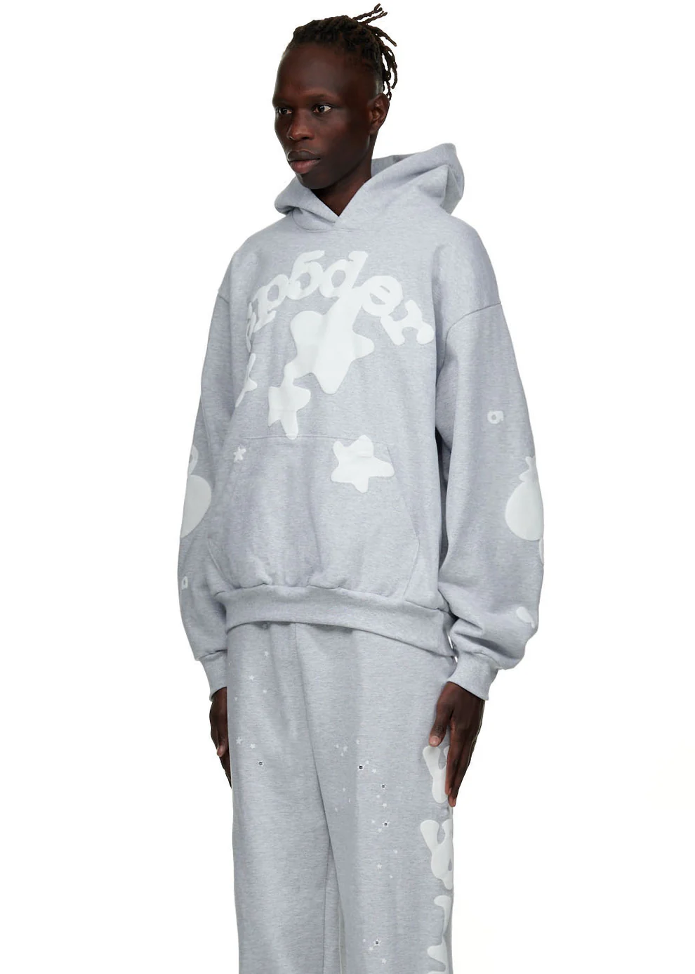 Sp5der Beluga Hoodie Heather Grey