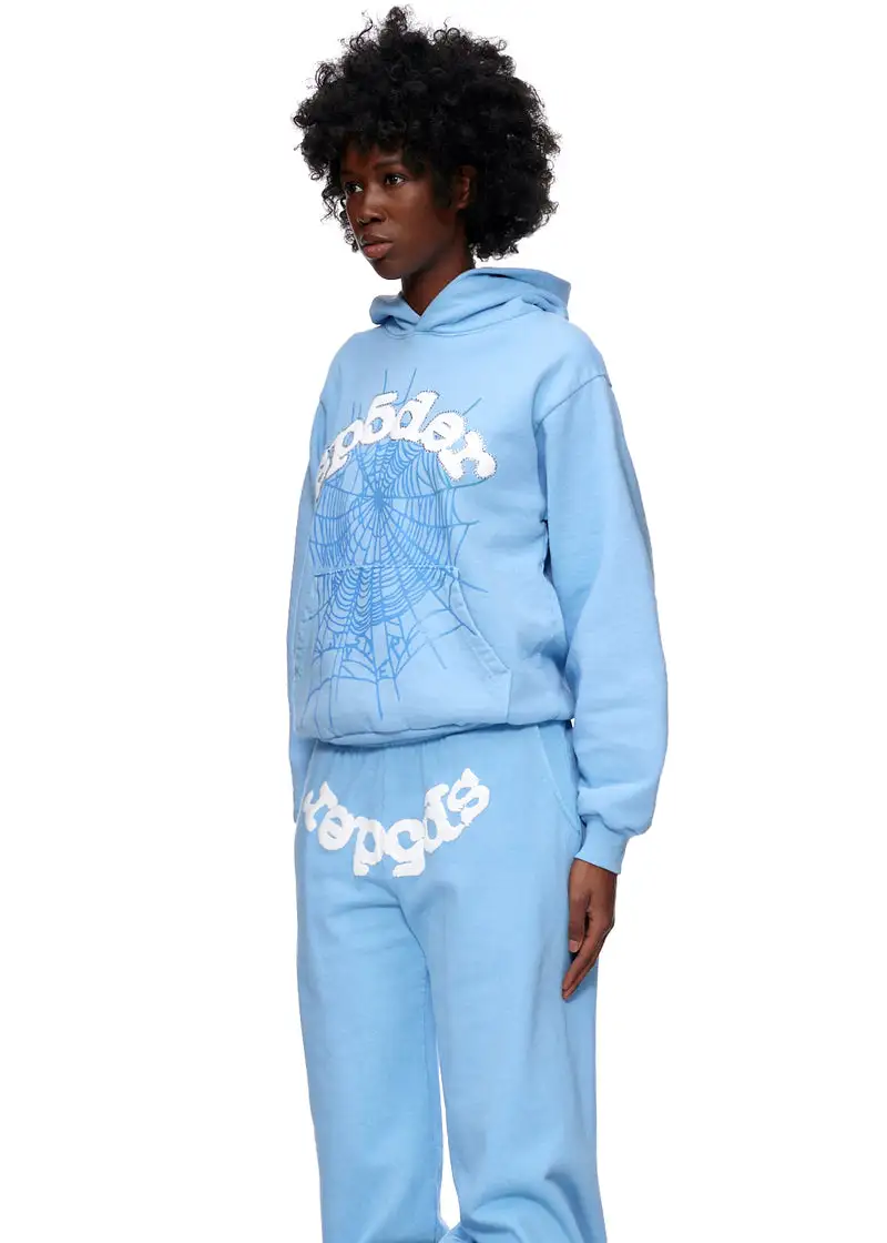 Sp5der Worldwide Sweatpant Sky Blue