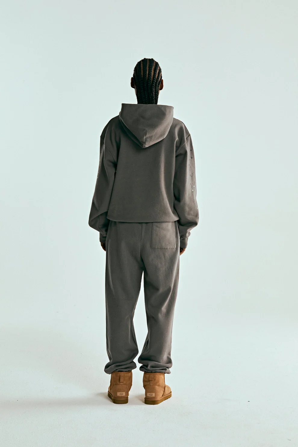 Sp5der Punk V2 Hoodie Slate Grey