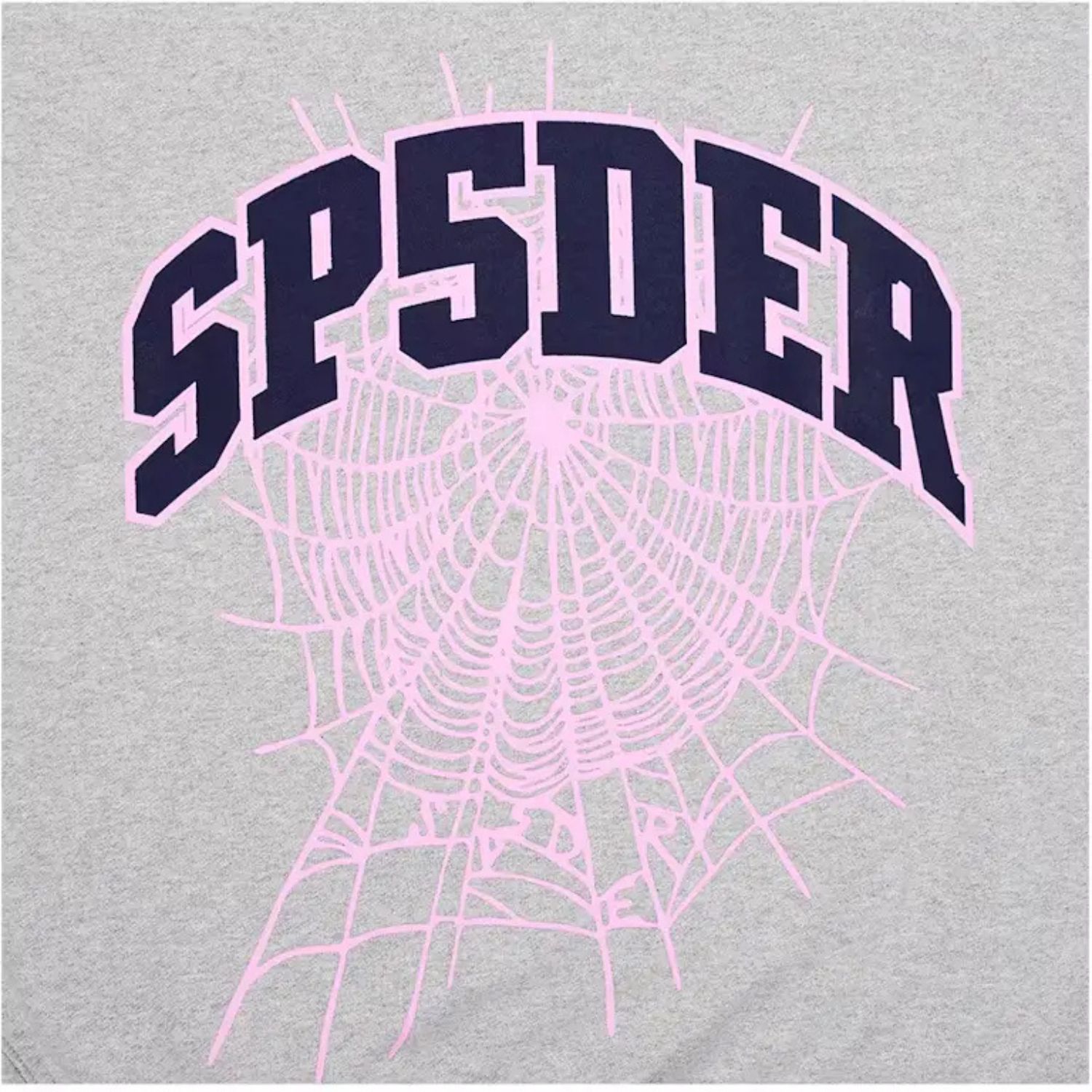 Sp5der Varsity Web Crewneck Heather Grey