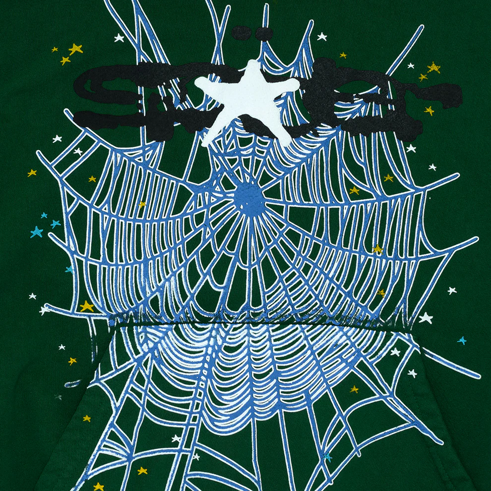 Sp5der Web Hoodie Hunter Green