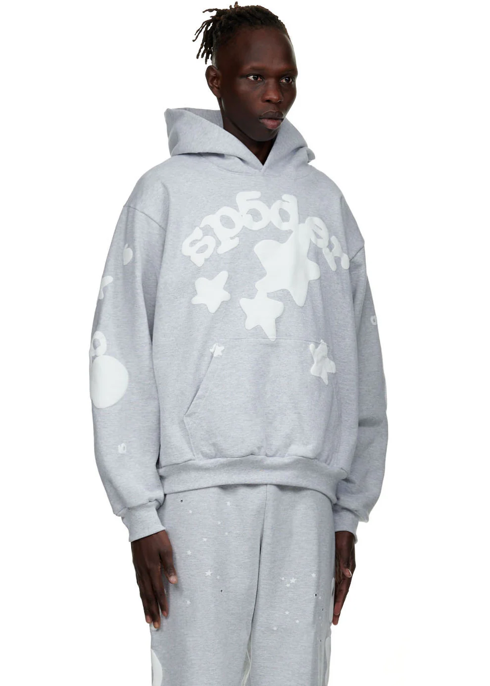 Sp5der Beluga Hoodie Heather Grey