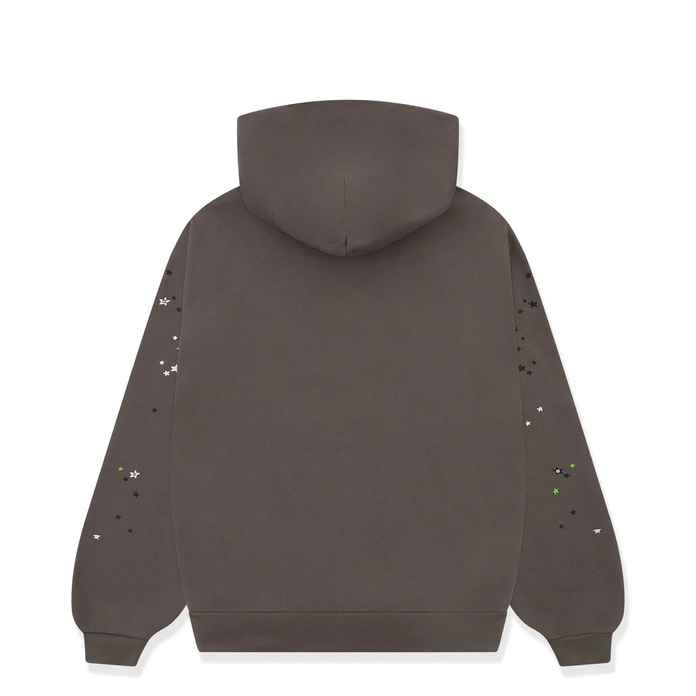 Sp5der Punk V2 Hoodie Slate Grey