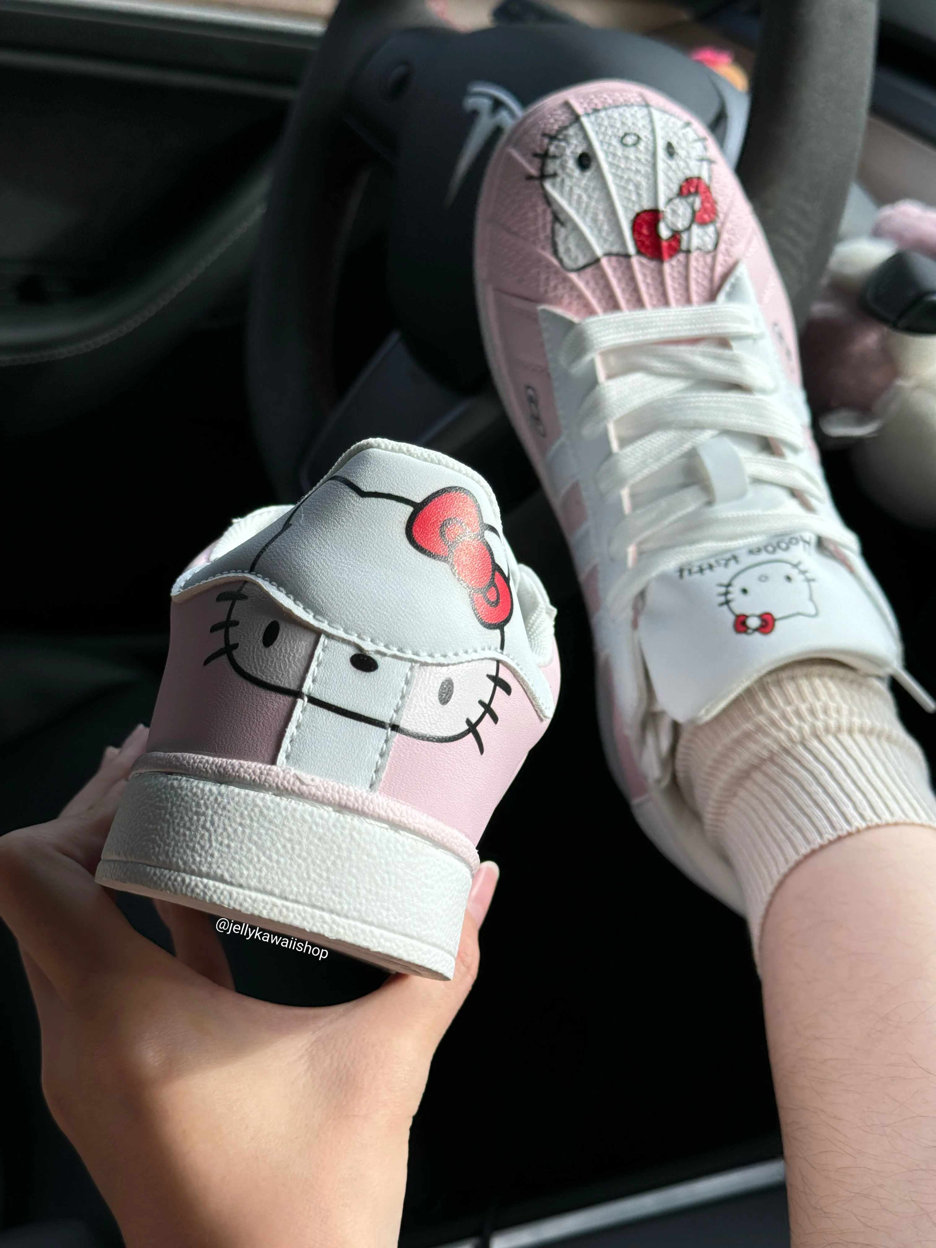 Hellokitty Pink Cute Sneakers Casual Fashion Comfortable Classic Shoes