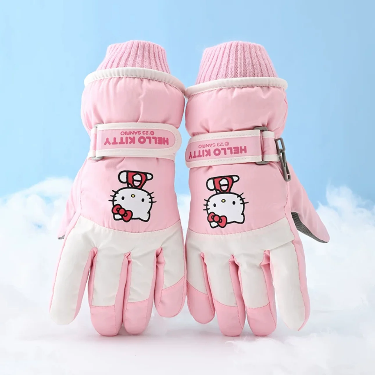 KT Winter Snow Gloves Waterproof Ski Gloves Warm Windproof Gloves