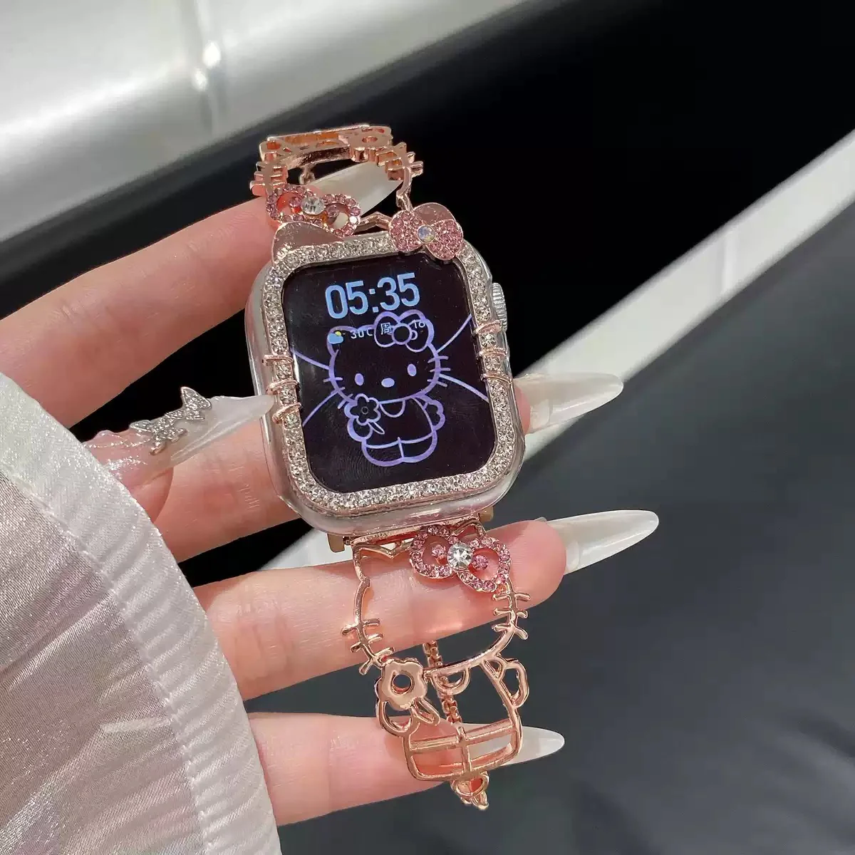 Hellokitty Shape Apple Watch Band Strap Bands Bracelet Wristband for iWatch Series