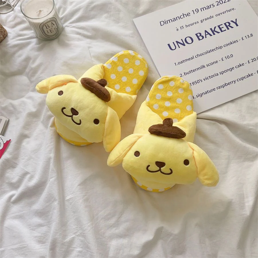 Sanrio Fluffy Slippers Women Kawaii Slippers for Women Fluffy Kawaii House Slippers Cute Slippers for Women