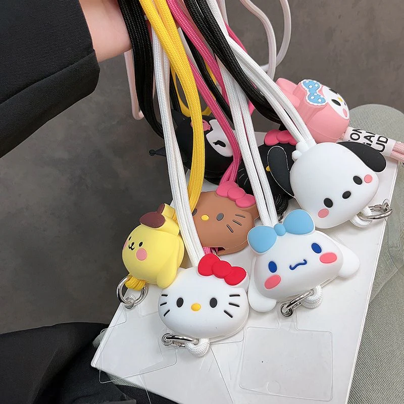 Sanrio Phone Lanyard Strap, Universal Cell Phone Lanyard Neck Chain, Phone Tether Safety Strap Compatible with Most Smartphones