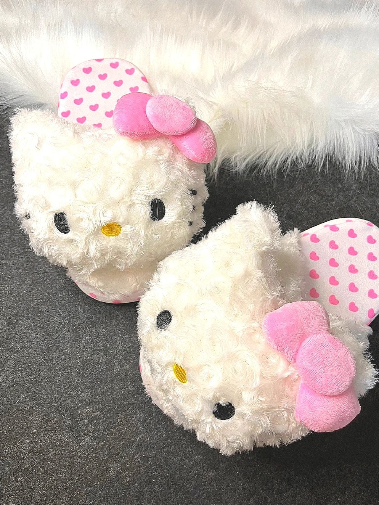 Sanrio Fluffy Slippers Women Kawaii Slippers for Women Fluffy Kawaii House Slippers Cute Slippers for Women