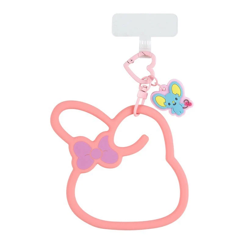 Sanrio Multi-ring Slicone Bracelet Phone Charm Phone Lanyard with Tether Tab Phone Chain Strap Hands-Free Wrist Strap