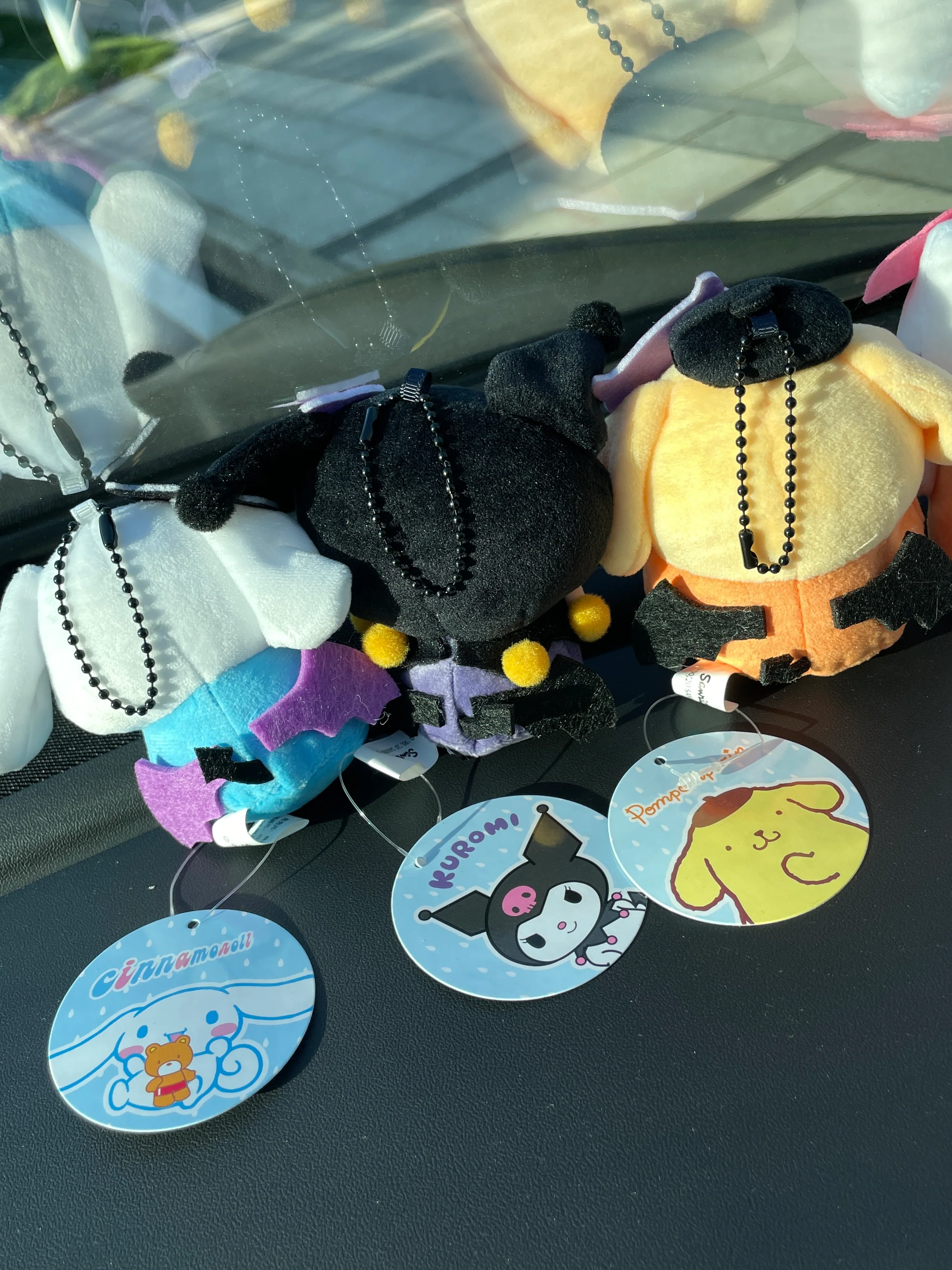 Sanrio Halloween Pumpkin Plushie Keychain