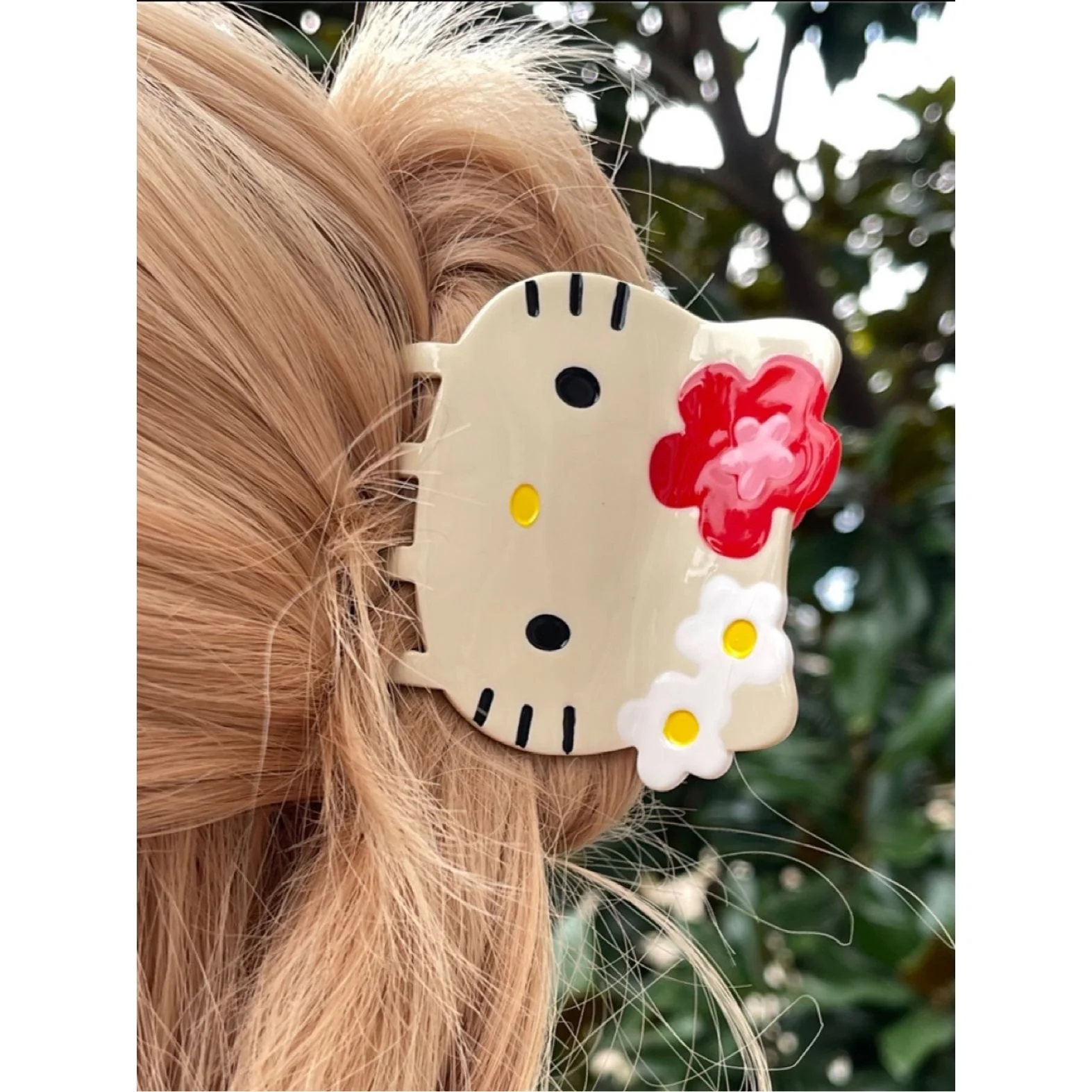 Tan KT Hair Clip Hair Pin Vance clip Hair Accessories｜2 Count (Pack of 1)