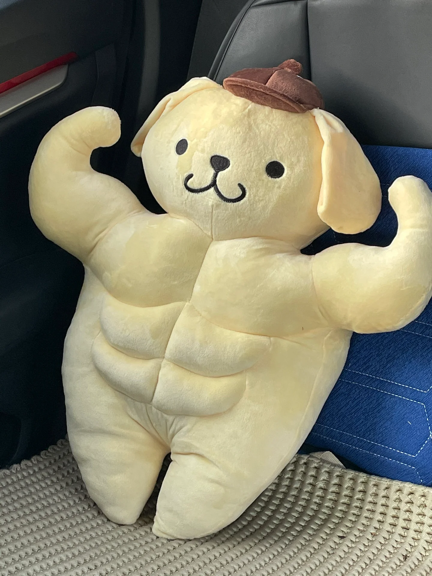 KT Tan Funny Plush Toys, Cute Cartoon Pillow, Creative Gift