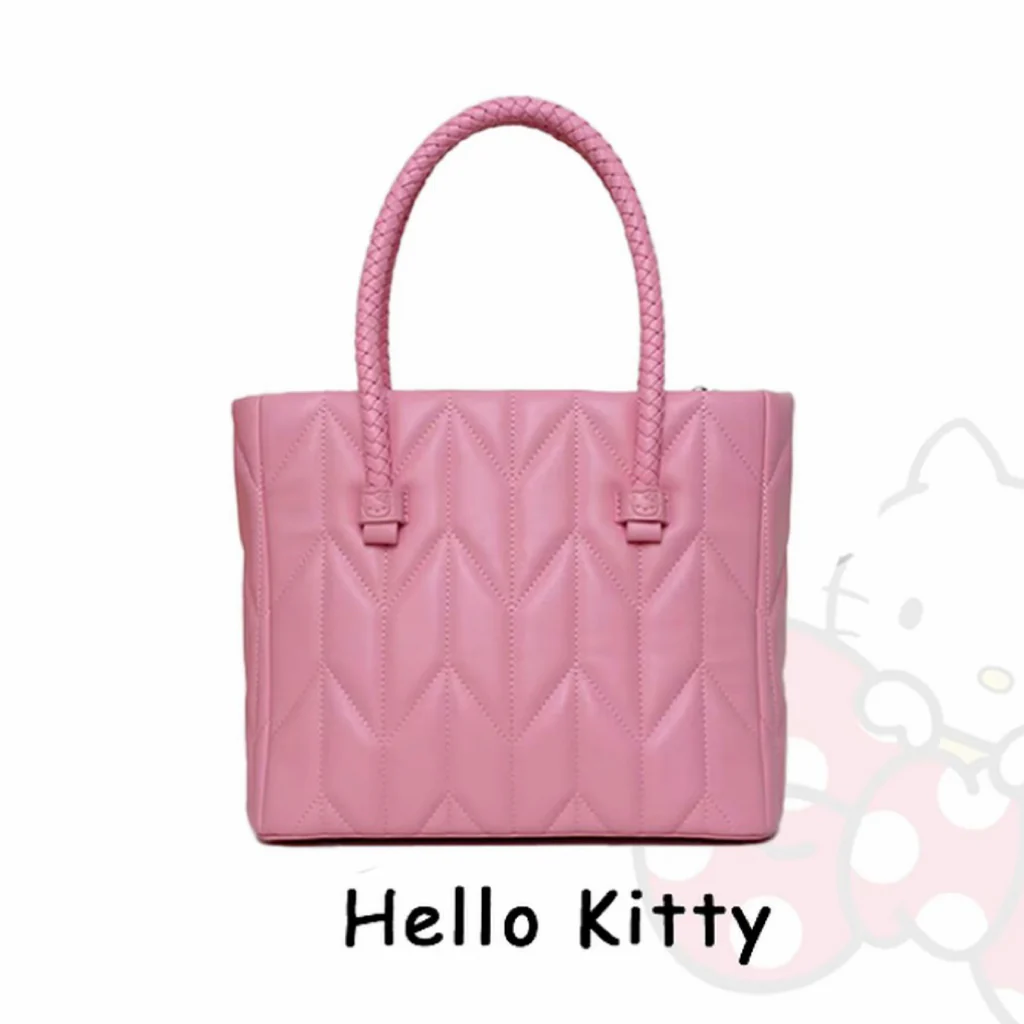 Hellokitty Top-Handle Handbags PU Leather Satchel Purses Tote Purse Handbag