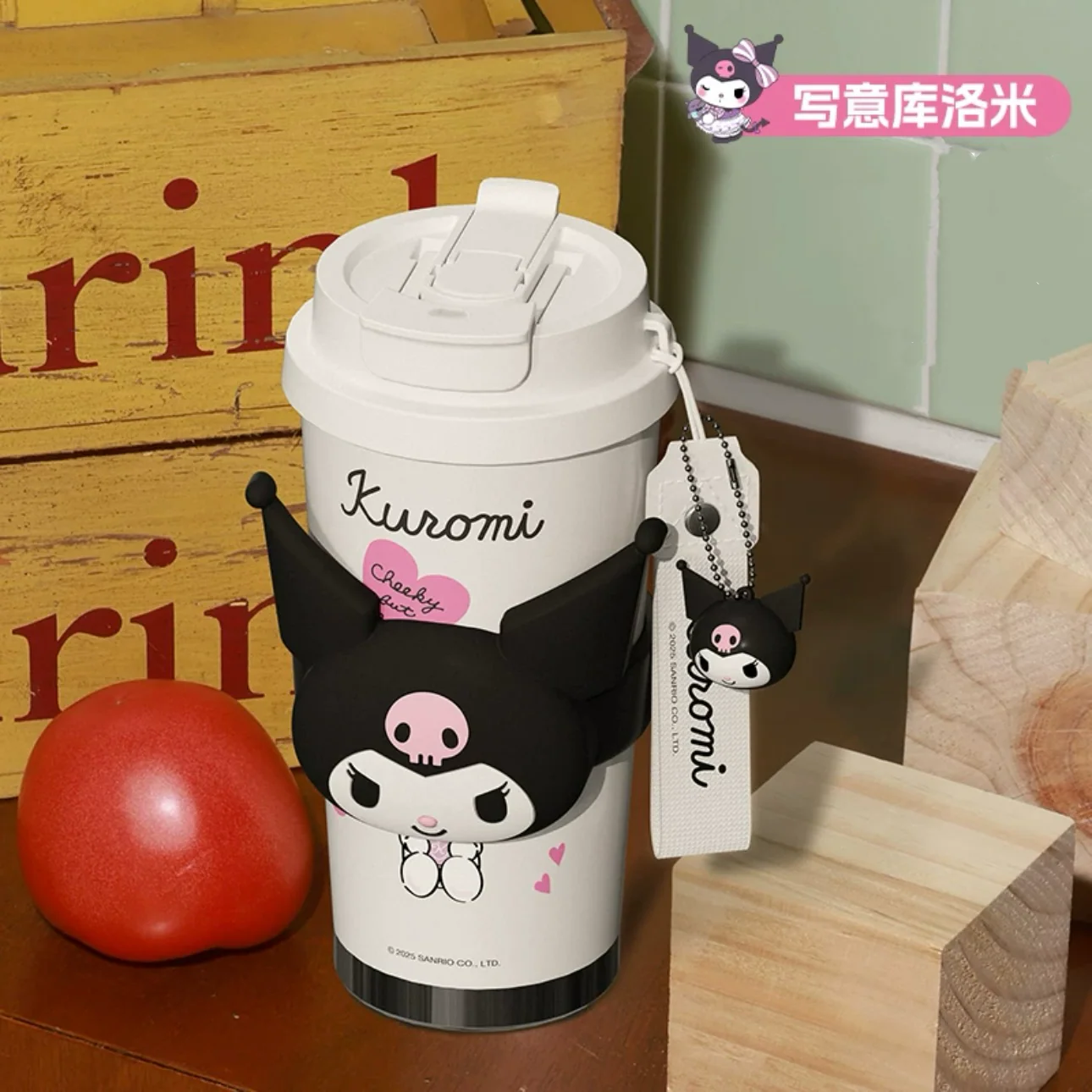 Sanrio 18oz Tumbler Stainless Steel Vacuum Insulated Coffee Travel Mug with Lid Thermal Cup for Outdoor