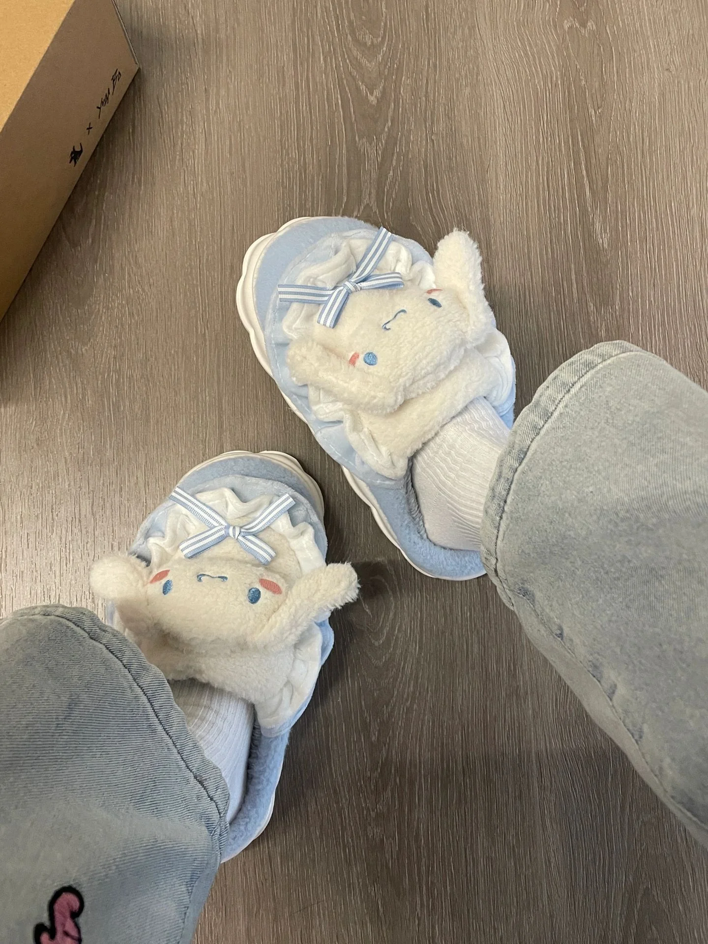 KT Fuzzy Fluffy Slippers Women Kawaii Slippers for Women Fluffy Kawaii House Slippers Cute Slippers