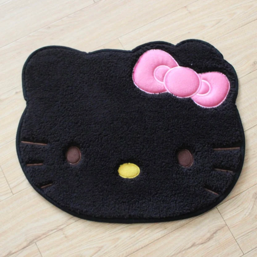 KT Shaped Bathroom Rugs,  Machine Washable Bathroom Mats, Ultra Soft & Absorbent Bath Rugs, 18.9x22.8 Inch Shower Bathtub Bedroom Living Room Gift